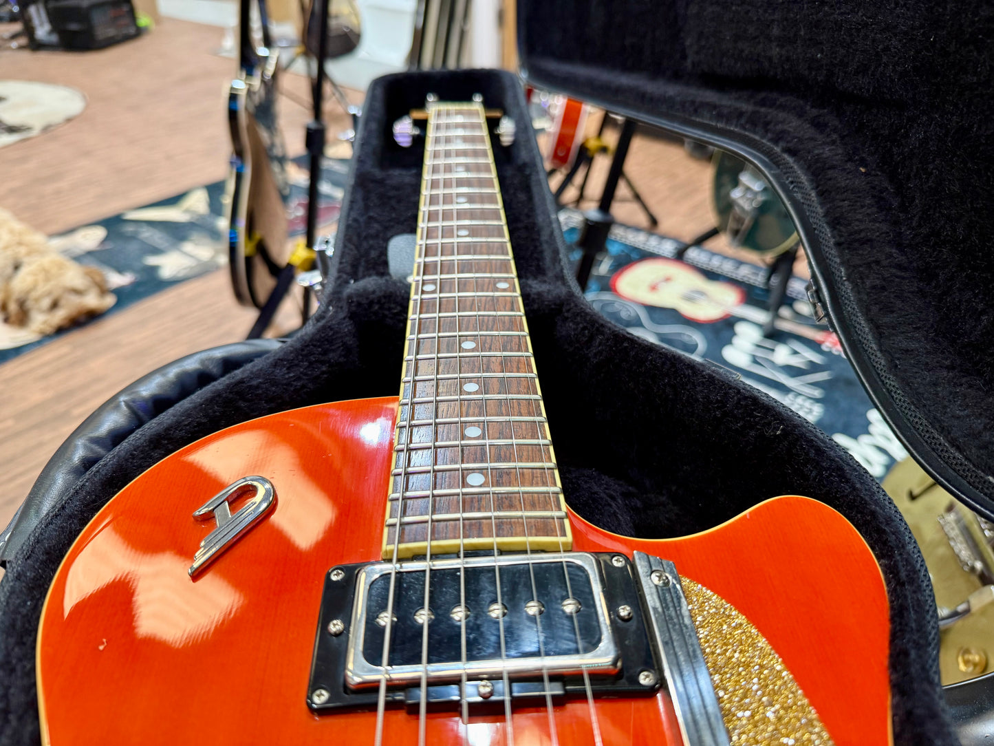 🔥2005🔥 Duesenberg Starplayer TV~ Vintage Orange Semi-Hollow~ Cherished + Case!
