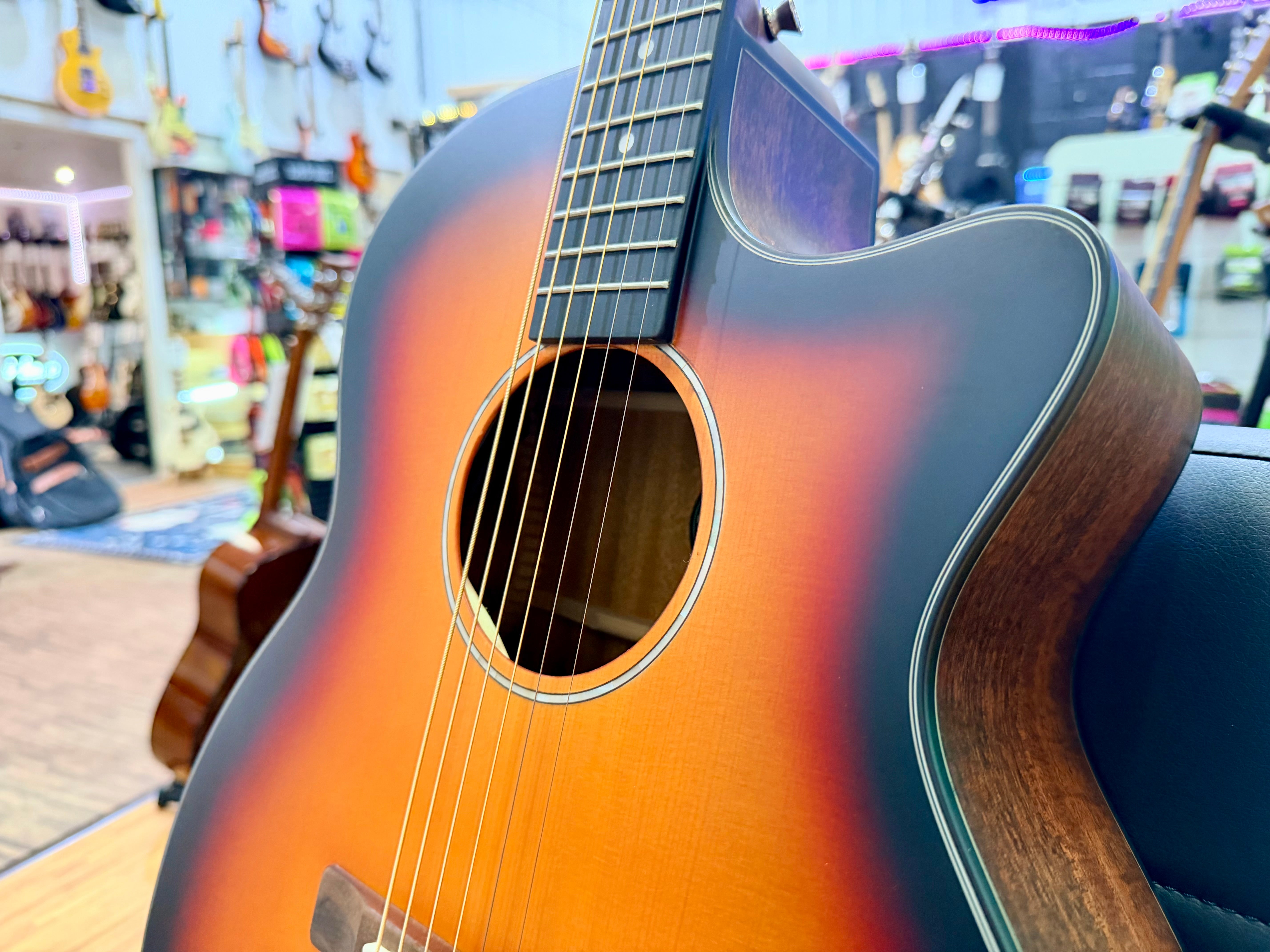 ✨NEW✨ Vintage VEC1900SB Stage Series Grand Auditorium Electro Acoustic Guitar!