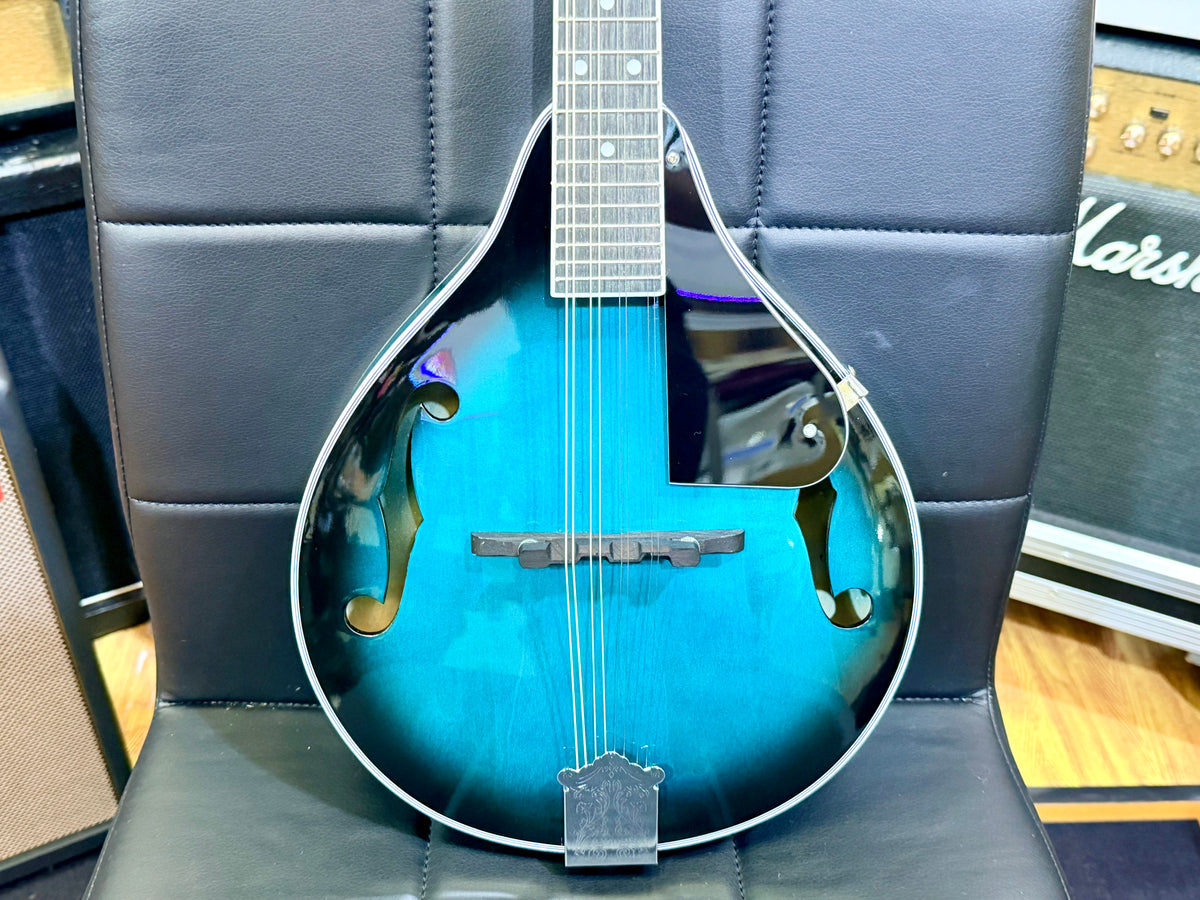 ✨ IRIN 8-String A-Style Acoustic Mandolin – Folk~ Blue Burst! ✨