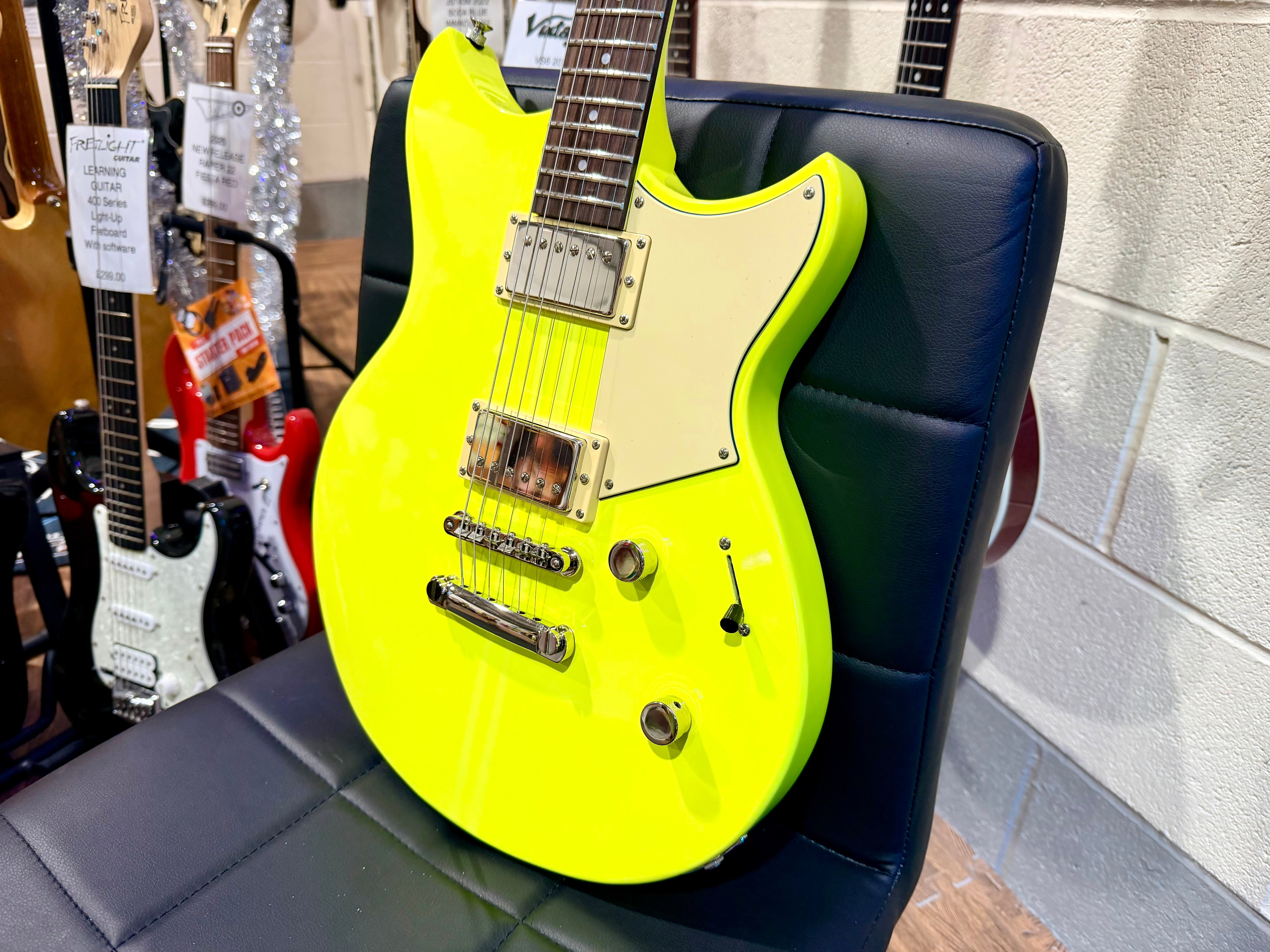 🔥NEW 2025🔥 Yamaha Revstar Element~ Neon Yellow RSE20 Electric Guitar!