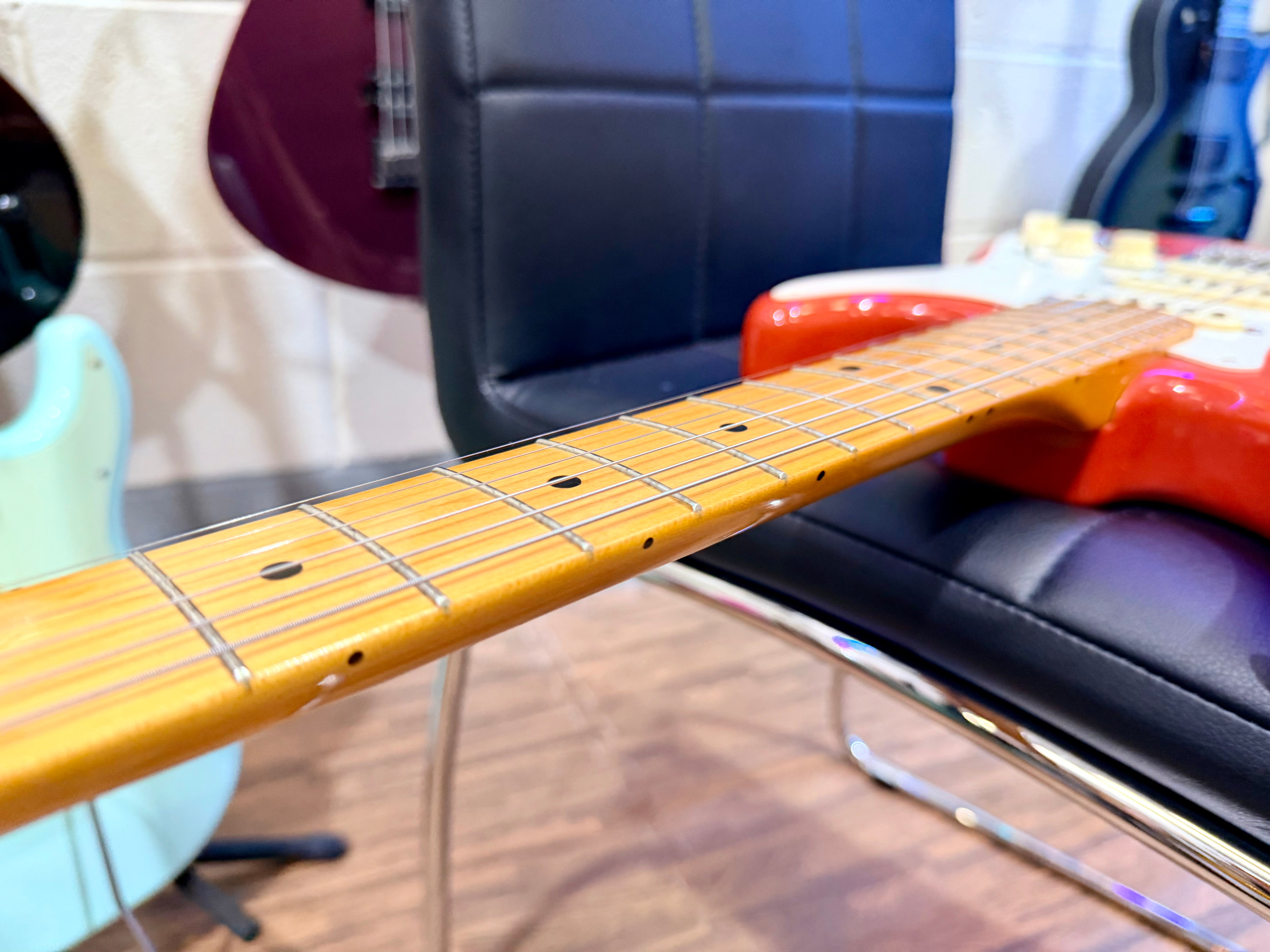 🌟2013🌟 Fender Classic Series 50s Stratocaster~ Fiesta Red~ Mexican MIM Strat!