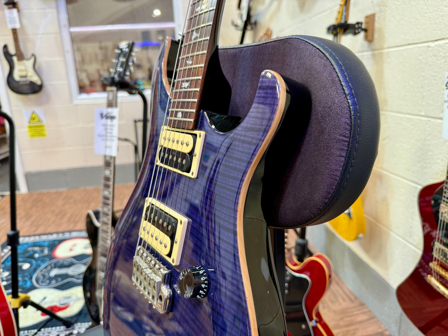 🌟2012 KOREA🌟 PRS SE Custom 24~ Whale Blue + Bird Inlays~ Stunning!