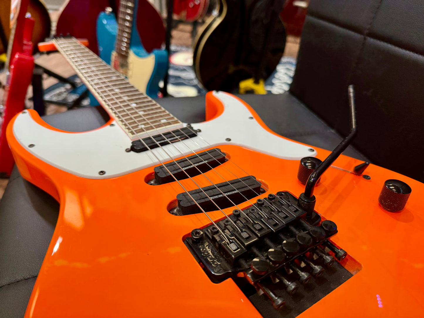 🔥NEON ORANGE🔥 Jackson X Series Soloist SL4X~ Neck Thru~ Floyd Rose~ 2019 Model