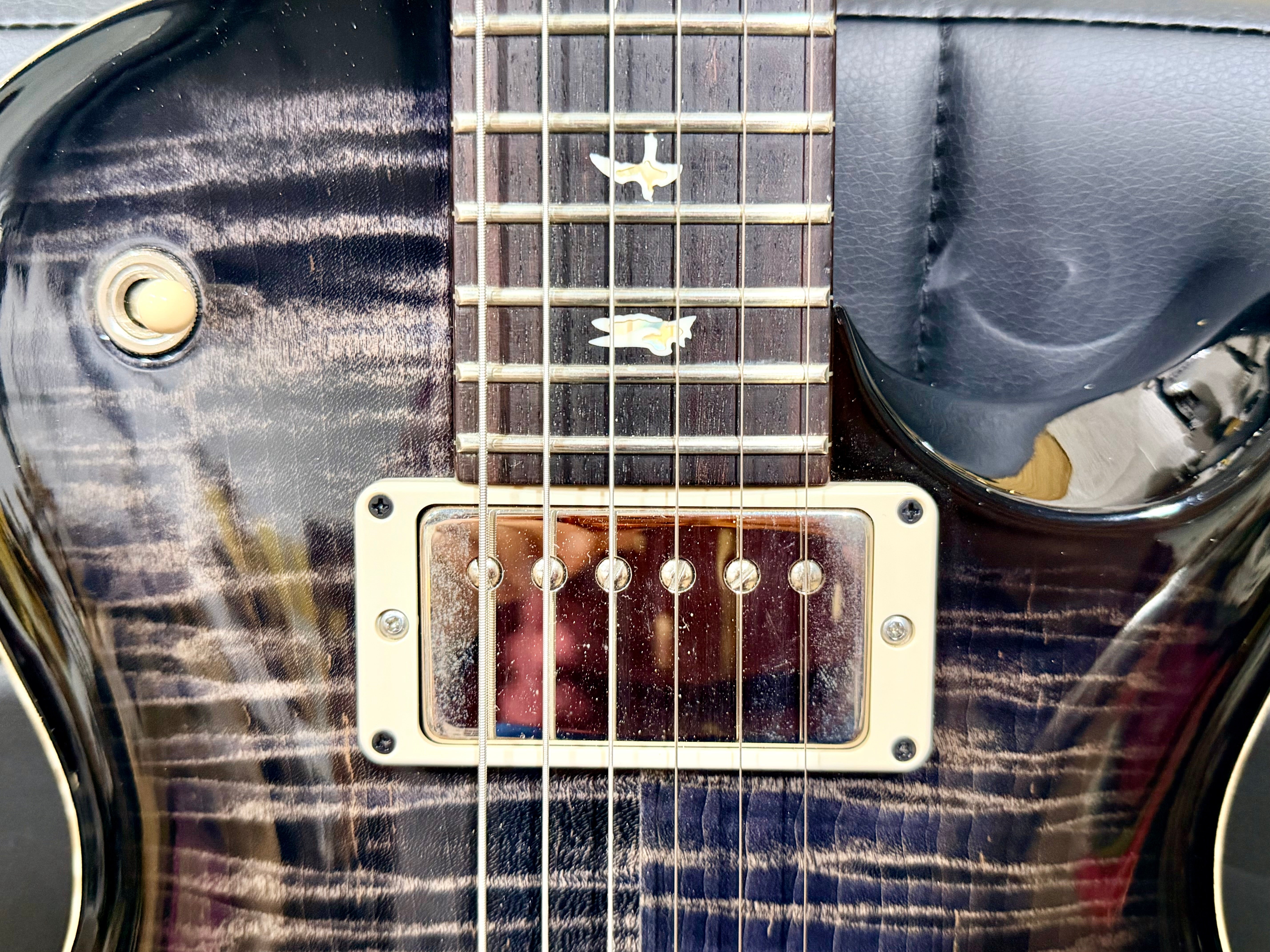 π₯2020π₯ PRS Mark Tremonti Signature USA Charcoal Contour Burst~ Case & Docs!