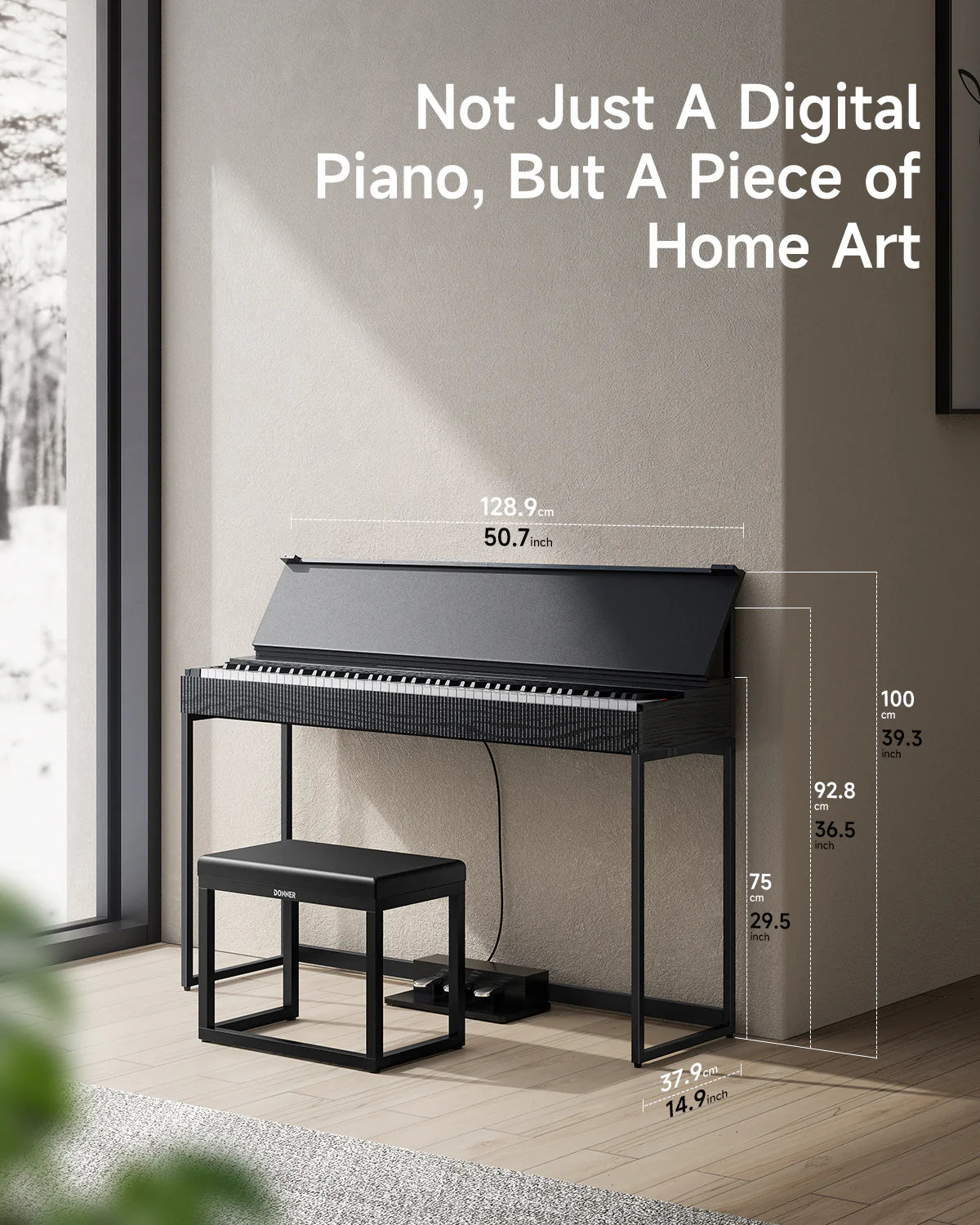 🎹 NEW Donner OURA S300 Home Digital Piano~ 88 Key~ Huge Spec~ RRP £969! 🎹