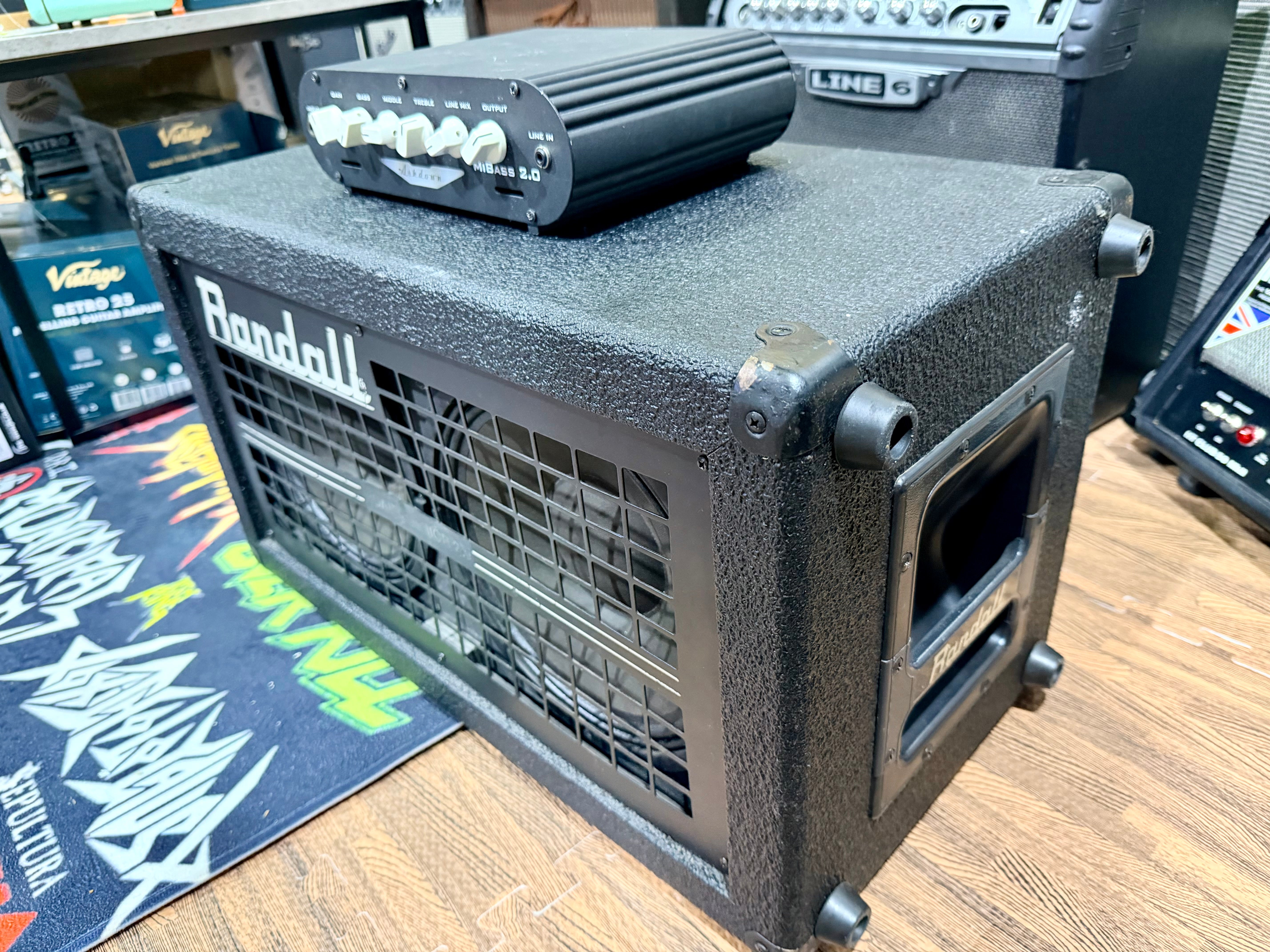 🔥400w BASS STACK🔥 Ashdown MiBass 2.0 Amp Head & Cab 2x10 4 Ohm NEW NEODYMIUMS!