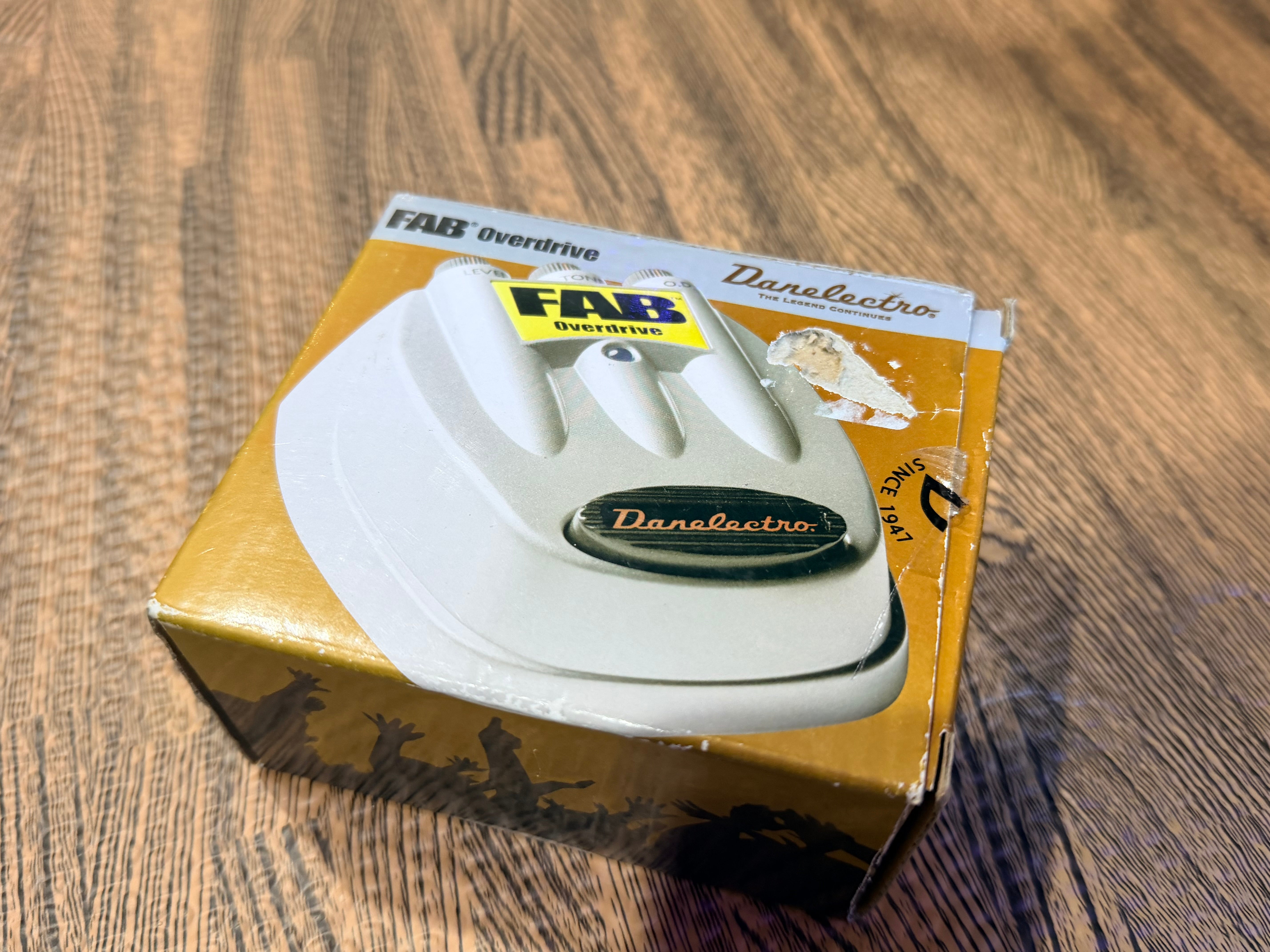 ๐ธ Danelectro Fab Overdrive Pedal~ Boxed Guitar Effects Unit FX ๐ธ