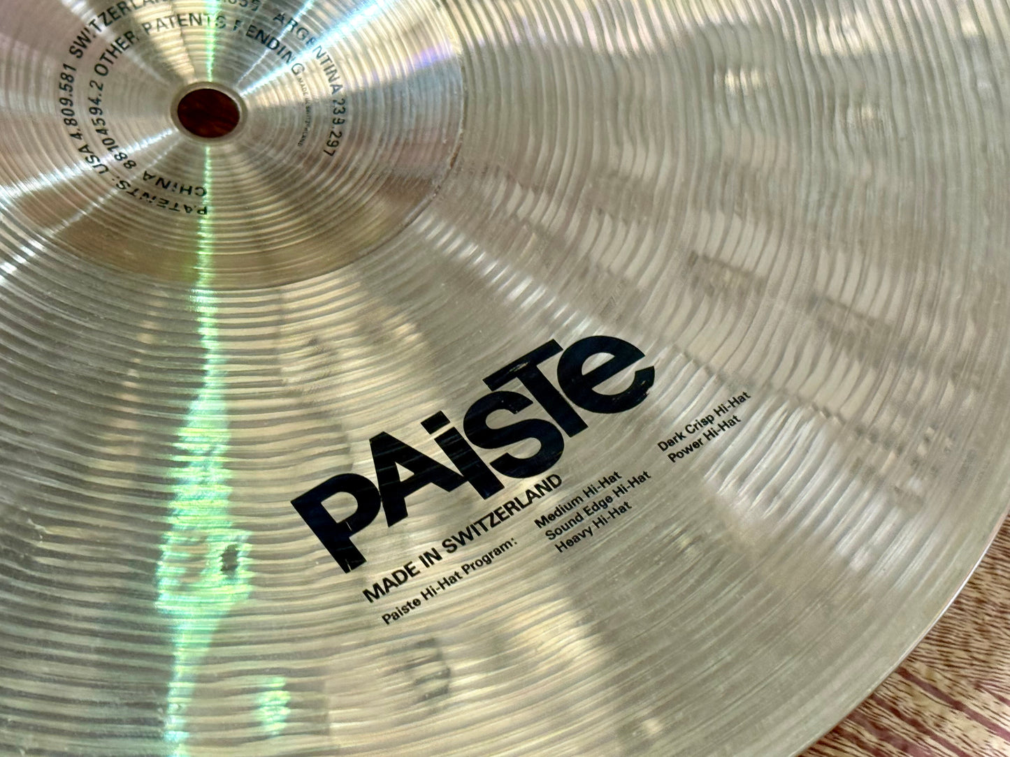 🥁 Paiste Signature 14” Dark Crisp Hi-Hats~ Pair Of Hi Hat Cymbals~ Excellent 🥁