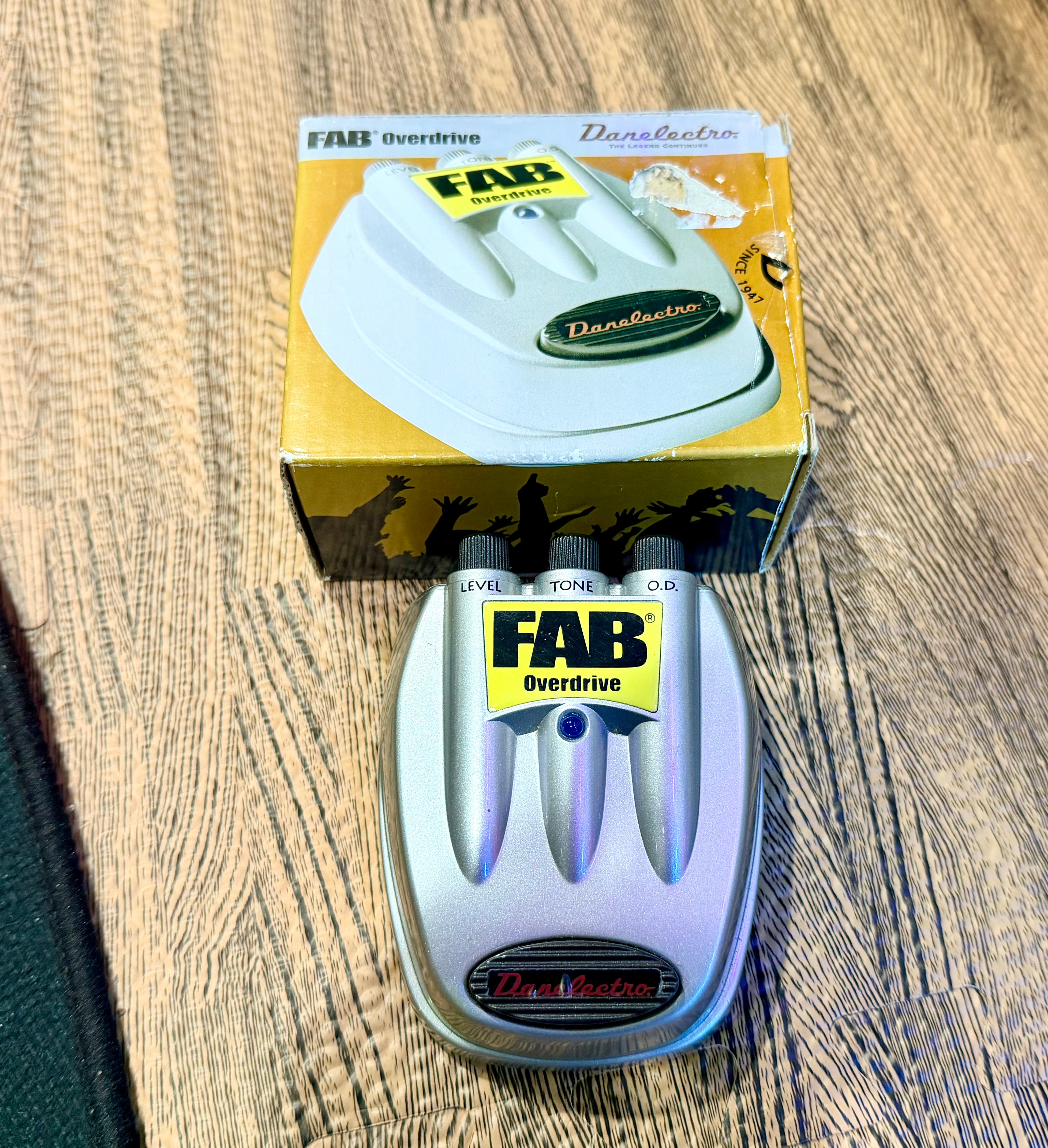 ๐ธ Danelectro Fab Overdrive Pedal~ Boxed Guitar Effects Unit FX ๐ธ