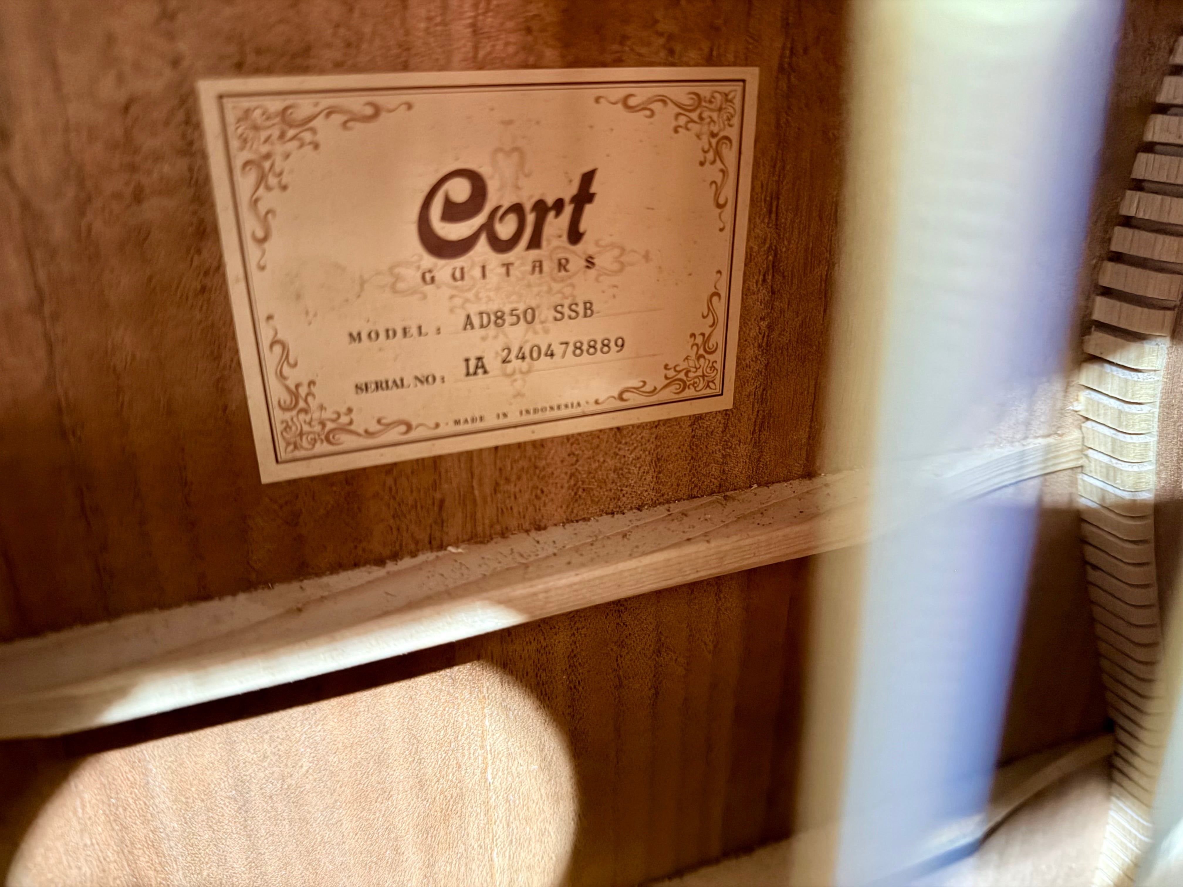 ๐NEW 2025๐ Cort AD850 SSB Satin Sunburst Dreadnought Acoustic Guitar