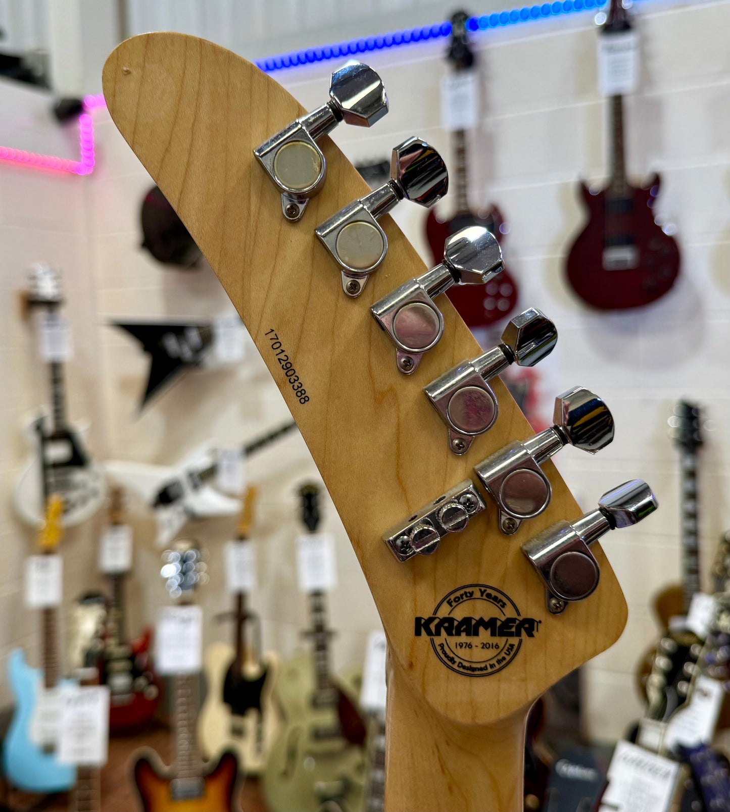 🔥RARE🔥 Kramer The 84 1984 Van Halen~ Diver Down Custom Ltd Edition~EVH D Tuna!