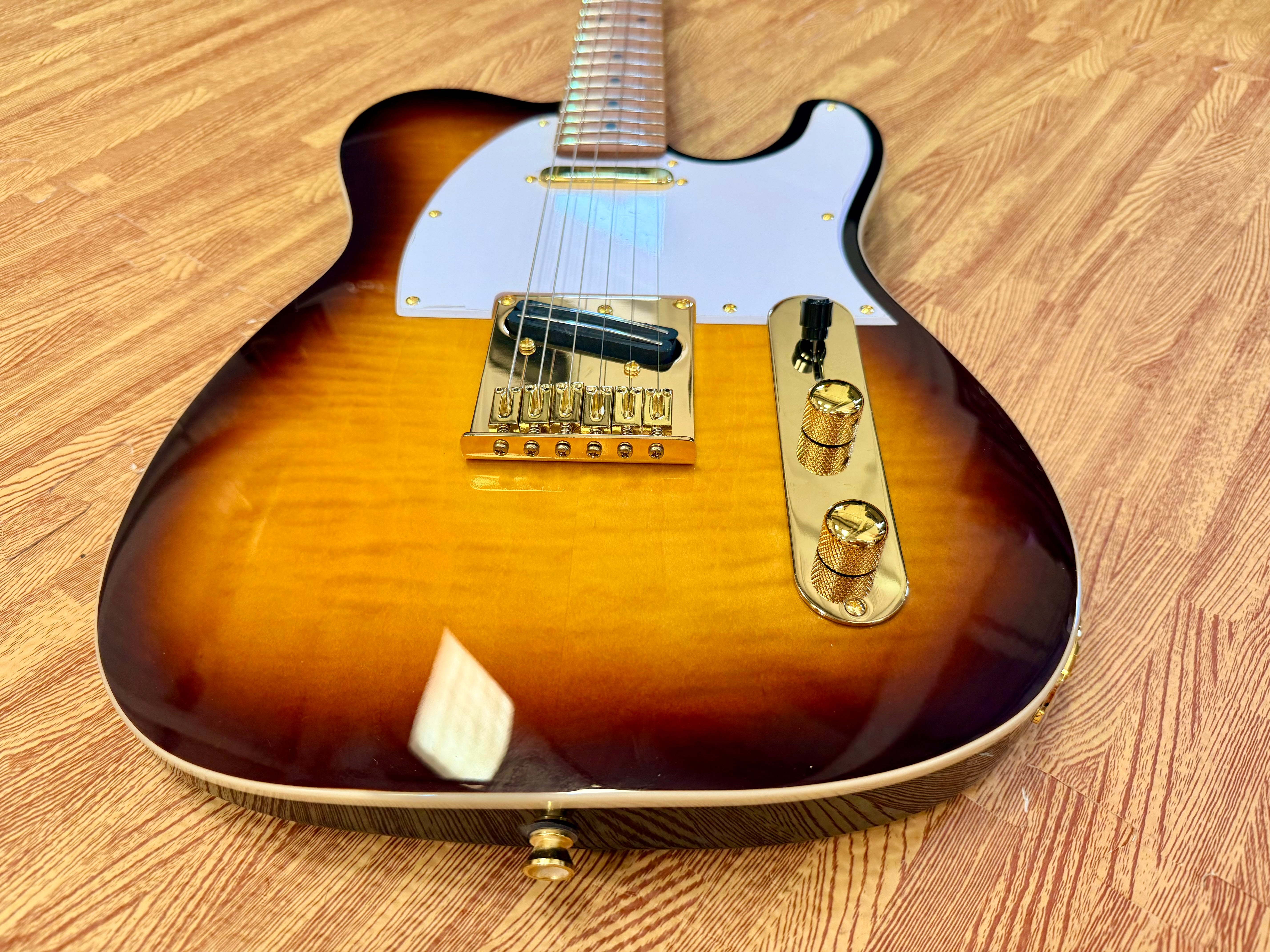 ⚡️NEW⚡️ JET JT-600 Tobacco Burst Electric Guitar~ Richie Kotzen~ Flamed Maple!