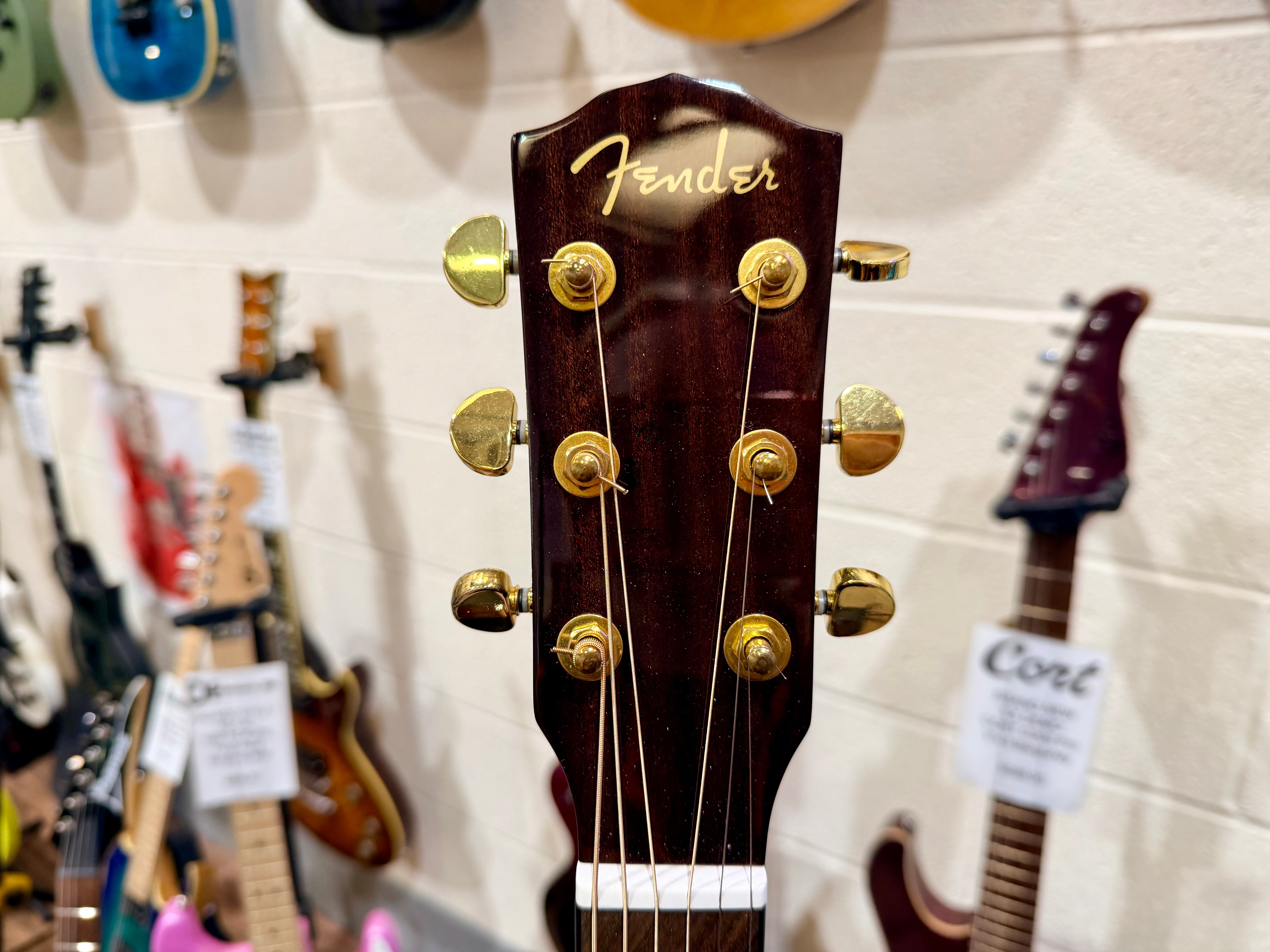 ✨MINT⚡️ Fender CD-60SCE Dreadnought Electro Acoustic Guitar~ All-Mahogany!
