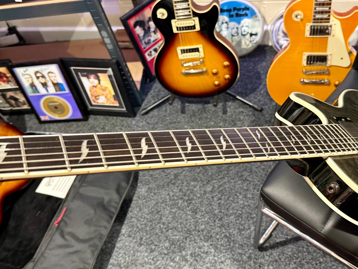 🔥2008🔥 Epiphone Les Paul Custom Prophecy EX~ Midnight Ebony~ EMG’s + Case!