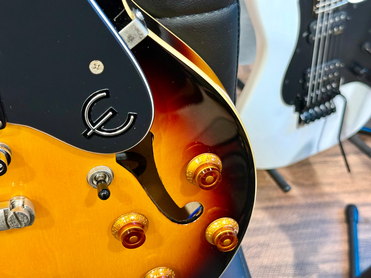 🌟2016🌟 Epiphone ES-335 Dot VS~ Vintage Sunburst Hollow-Body!