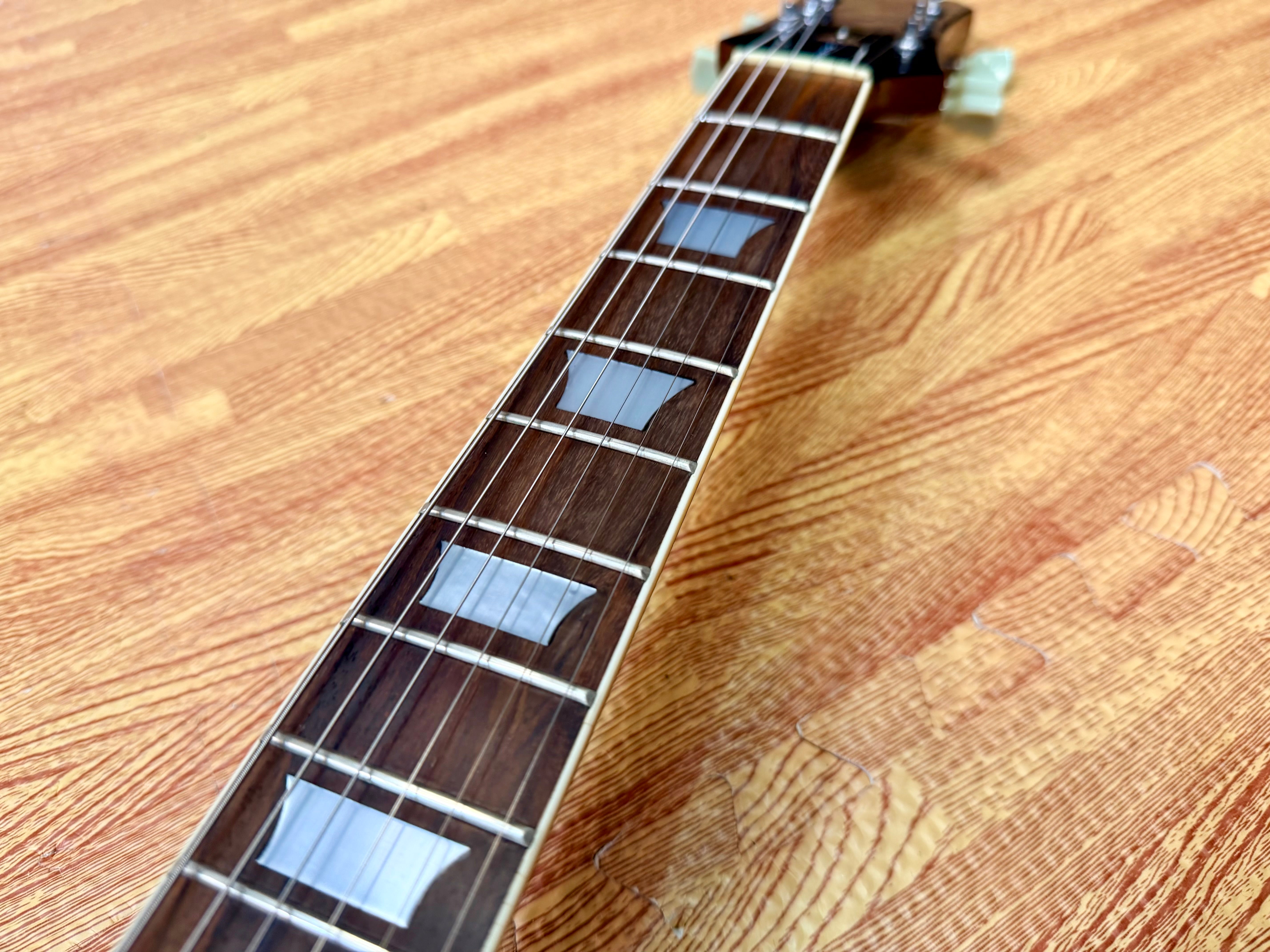 ✨RARE✨ 1997 Epiphone Les Paul~ Limited Edition Blue Sparkle~ Korea Bigsby Trem!