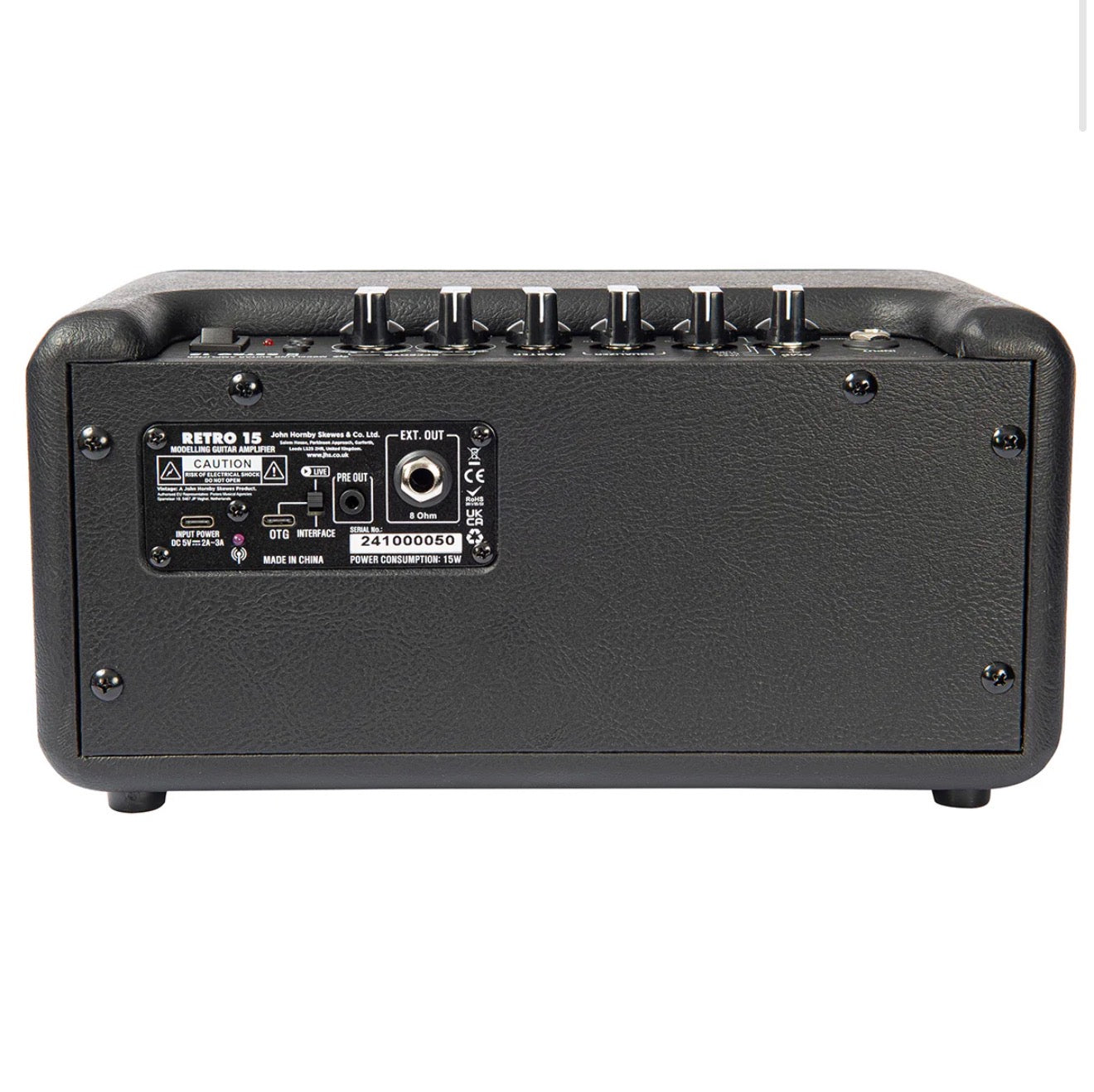 🔥NEW🔥 Vintage Retro 15w Guitar Amplifier with DSP ~ Black