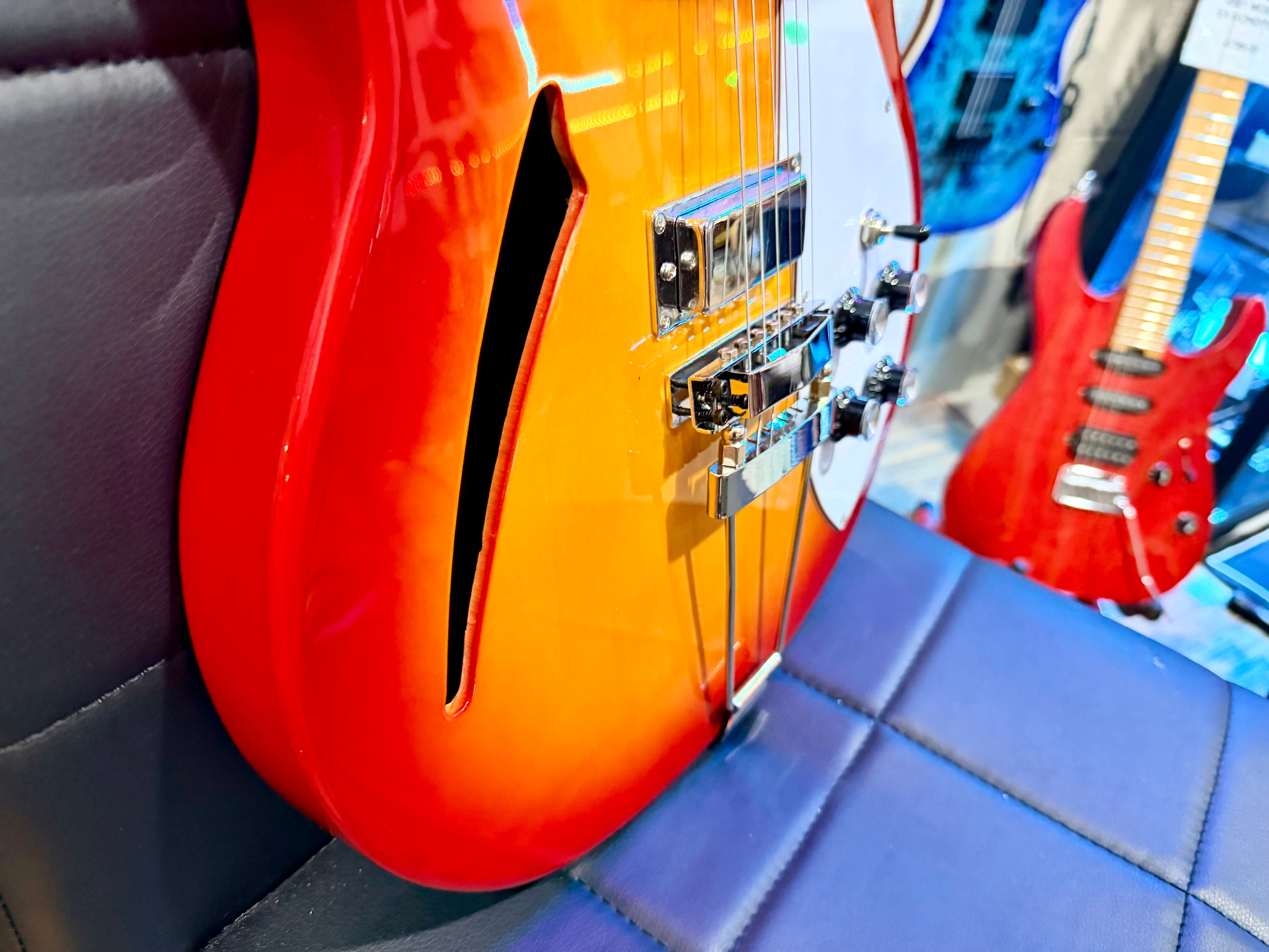 ☀️MINT☀️ Antiquity Legends RB-GH1 Sunburst Electric Guitar~ Rickenbacker Style!