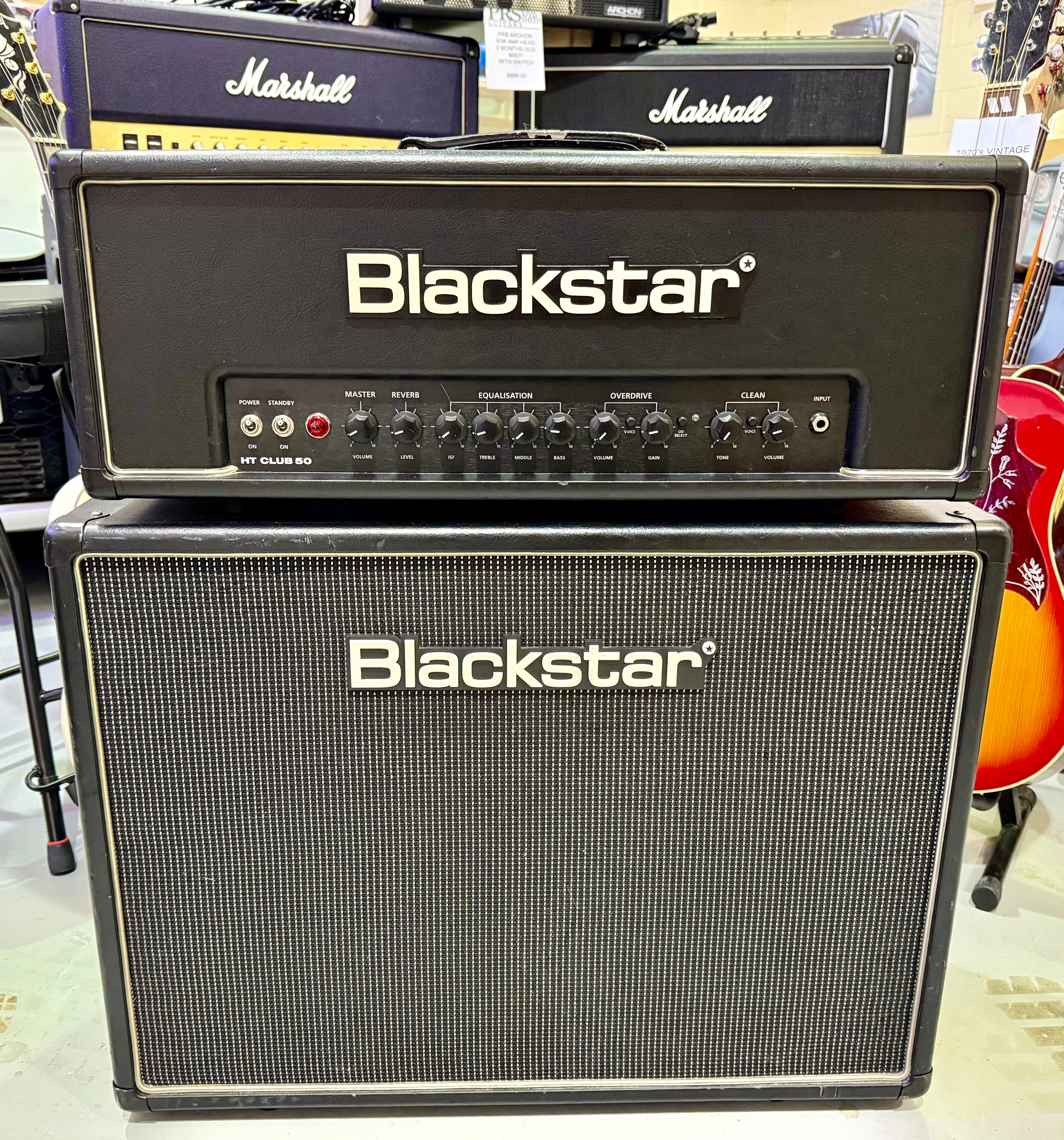 ⭐ Blackstar HT Club 50 Amp Head + HTV-212 2x12 Cabinet~ 50w Guitar Amplifier ⭐