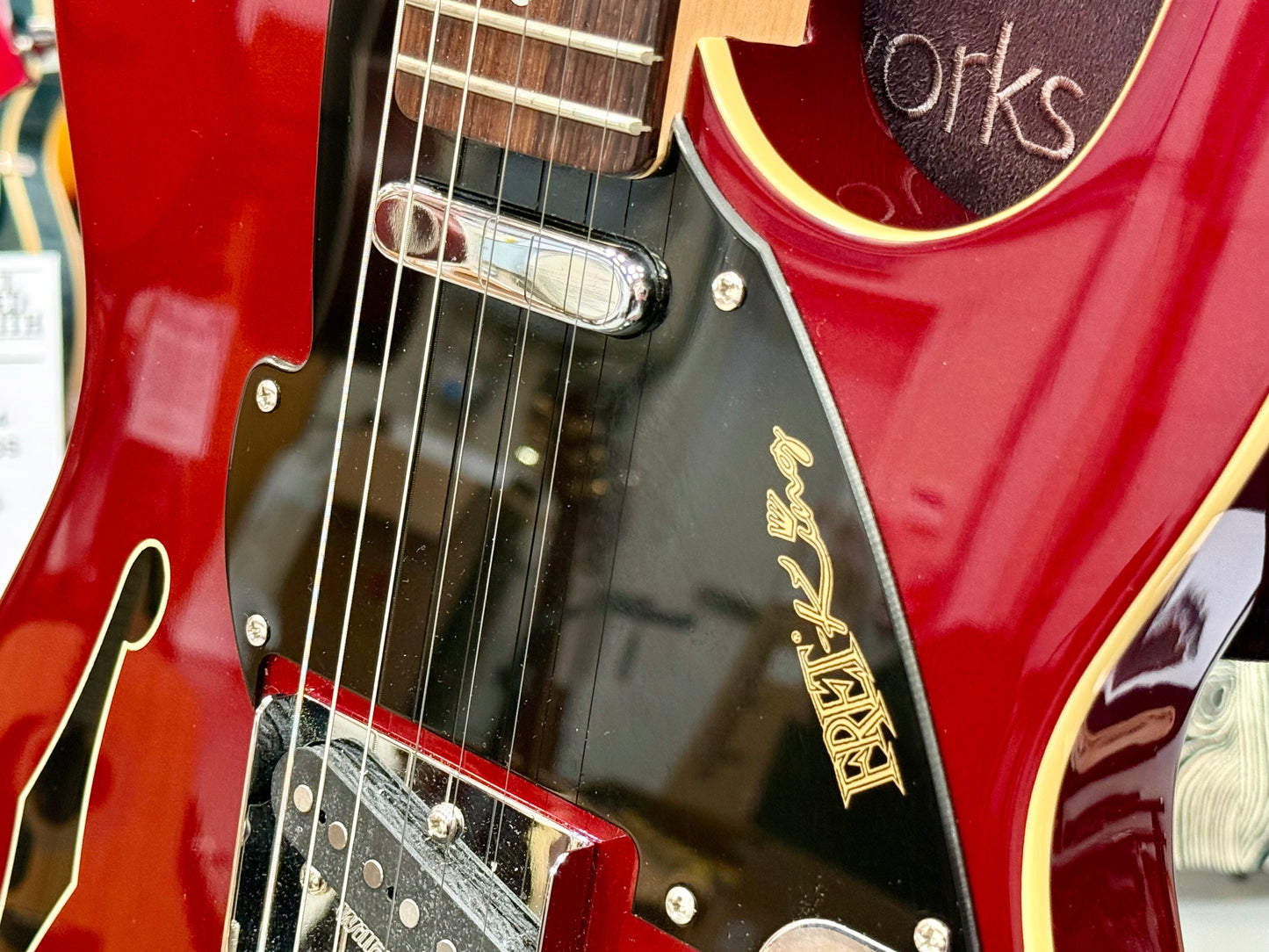 🎸 Fret-King Country Squire Stealth~ Candy Apple Red~ Telecaster Shape~ 2022 🎸