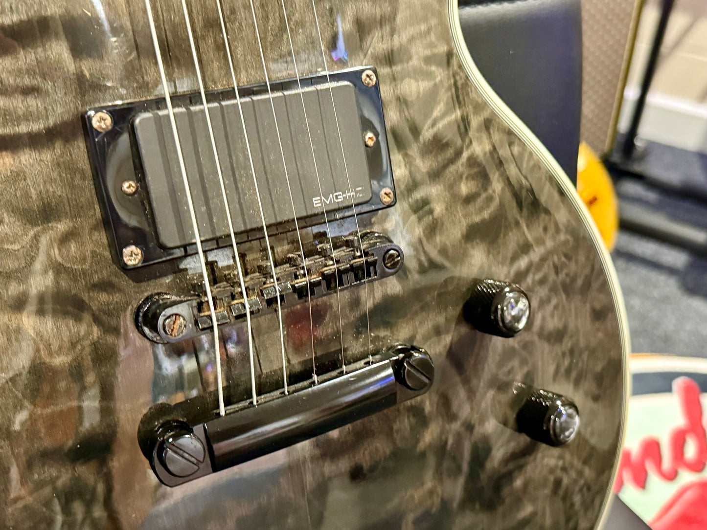 🔥2008🔥 Epiphone Les Paul Custom Prophecy EX~ Midnight Ebony~ EMG’s + Case!