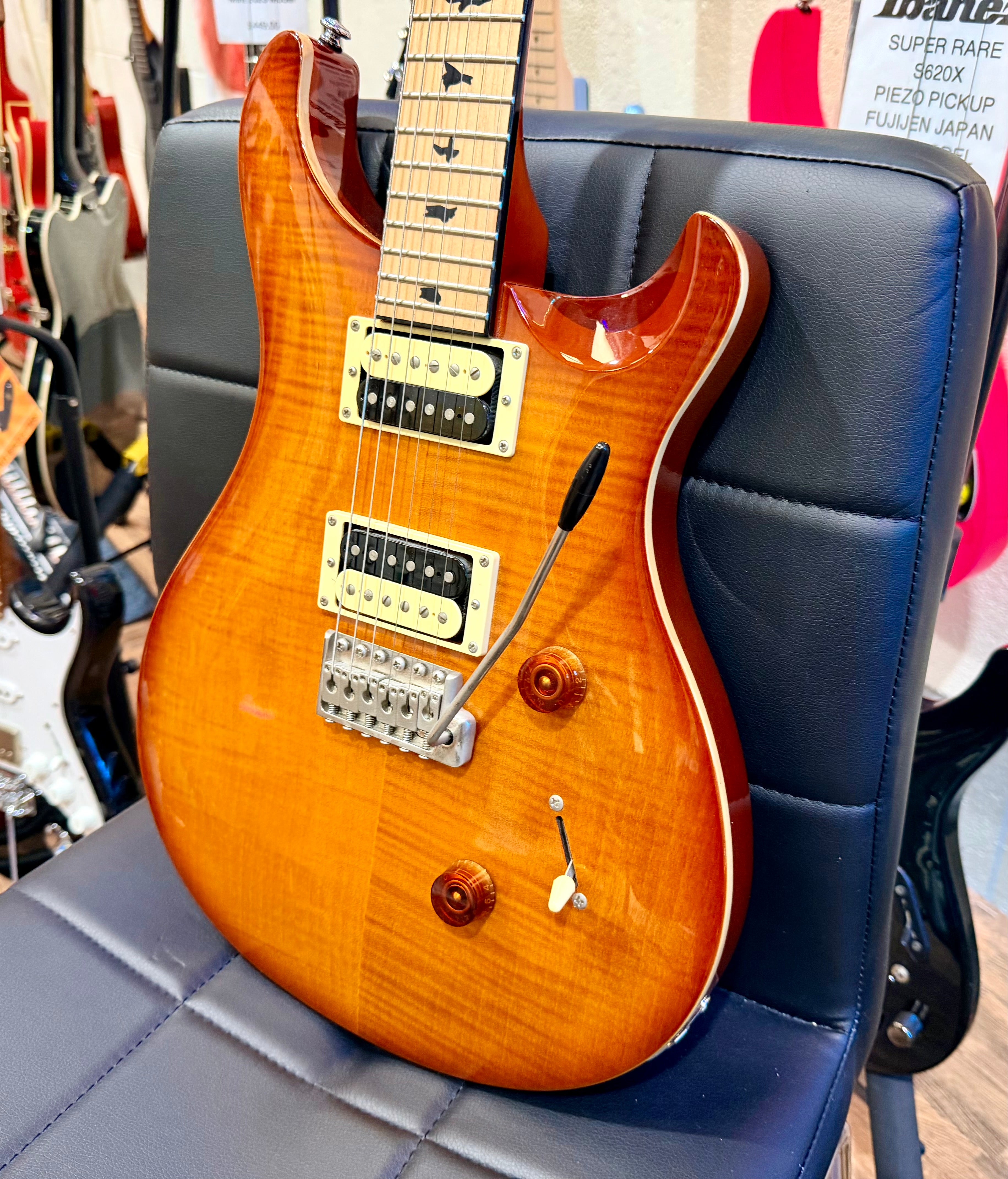🌟2017 RARE🌟 PRS SE Custom 24 Limited Edition~ Maple Neck~ Vintage Sunburst!