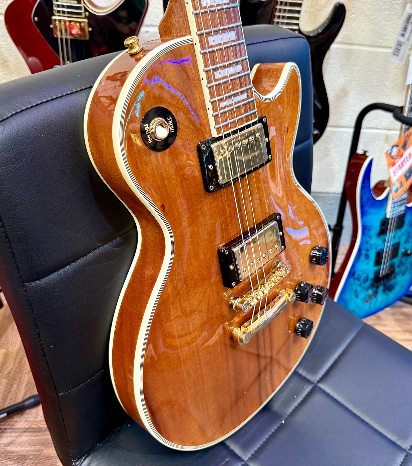 🔥2018🔥 Epiphone Les Paul Custom Pro KOA~ Split Coils + Case~ Ltd Edition!