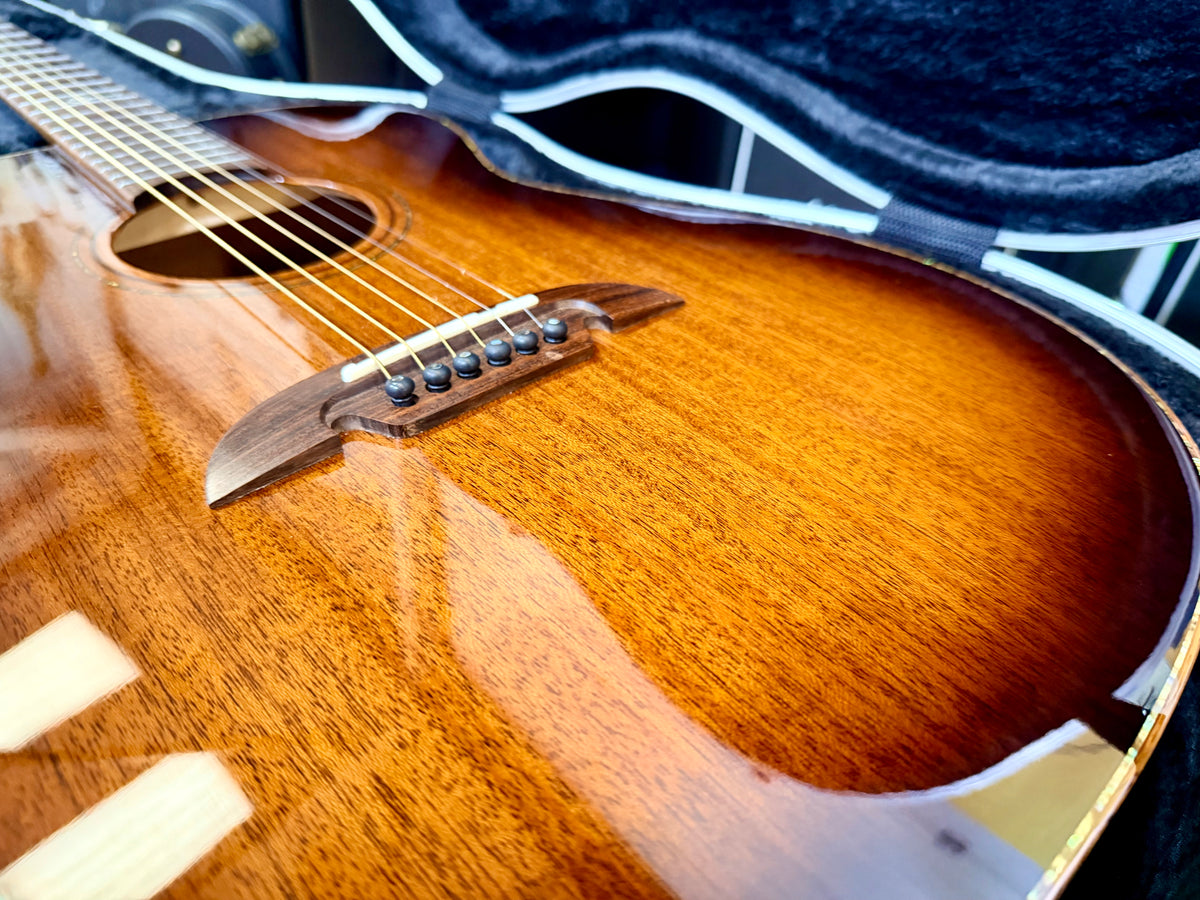 π2020π Alvarez MFA66SHB Masterworks OM Folk Acoustic Guitar~ Shadowburst!
