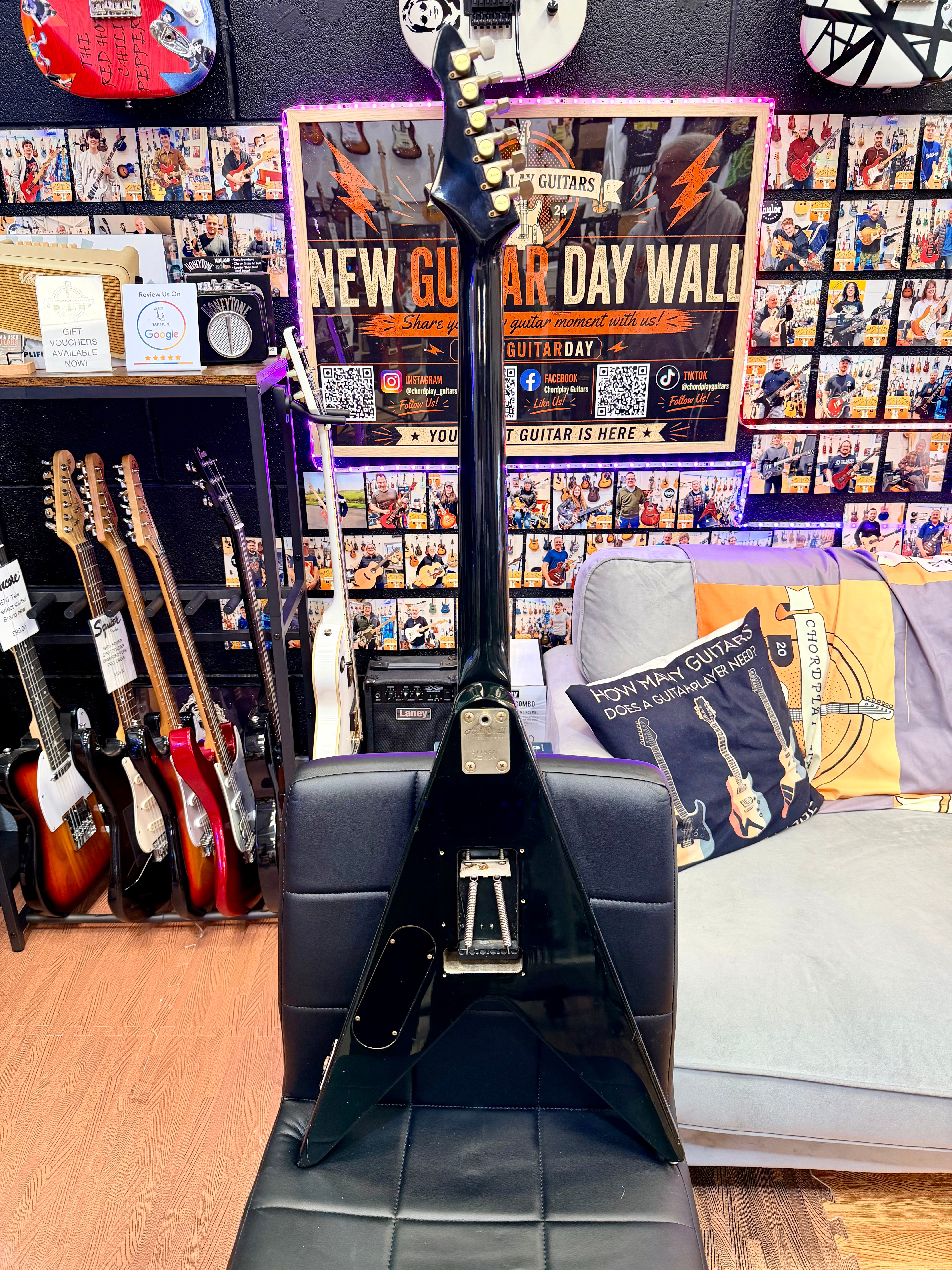 π―π΅ 1983 JAPAN π―π΅ Aria Pro II XX Deluxe Flying V 1983 Lightning MIJ Matsumoku