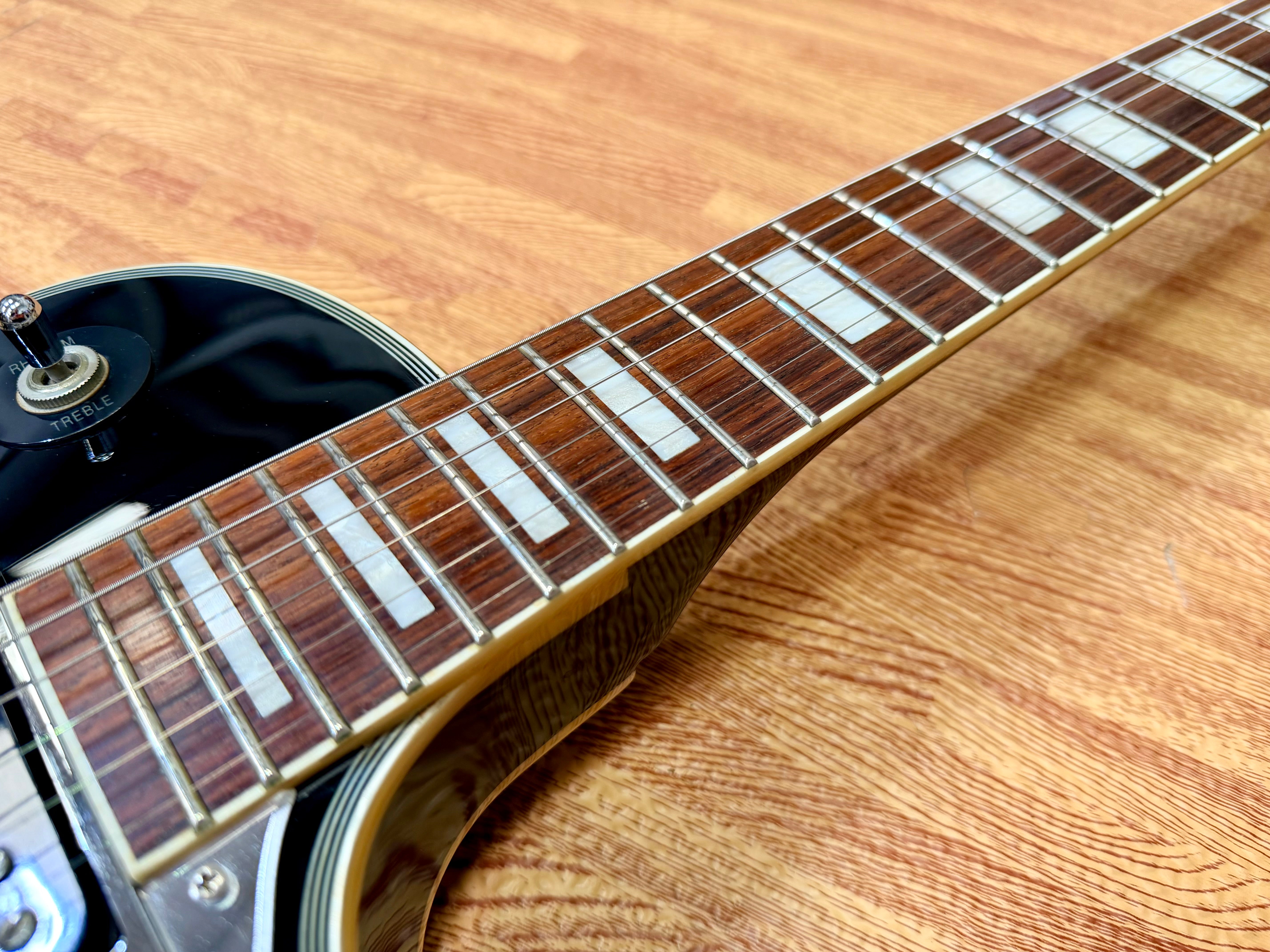 π₯2008π₯ Burny RLC-50JS John Sykes Les Paul Custom~ Black~ Japan Market Import!