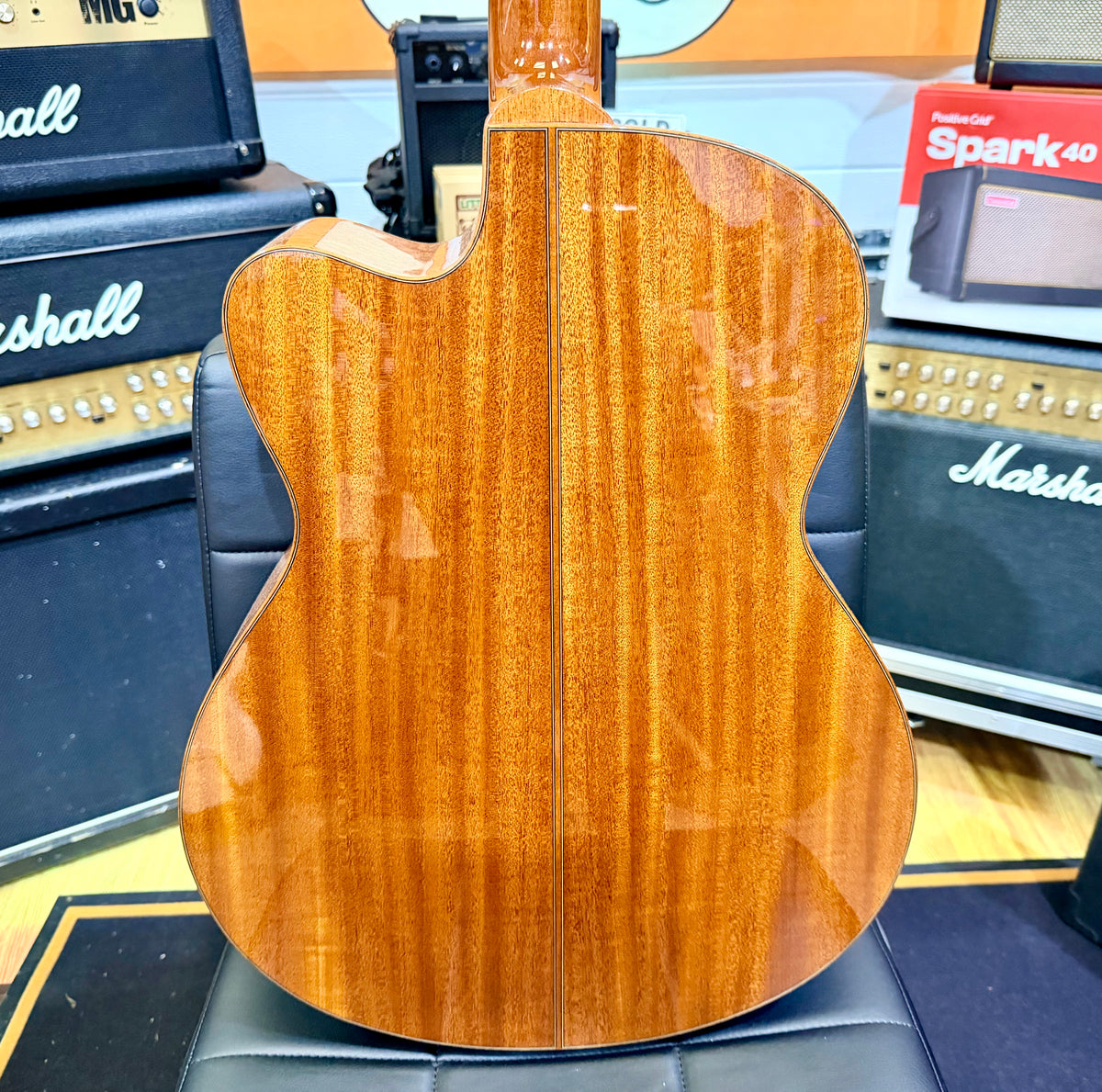 ✨NEW✨ Duke GA-MC-Cut-Solid-Air~ All Solid Electro Acoustic Guitar~ Ebony + Cedar