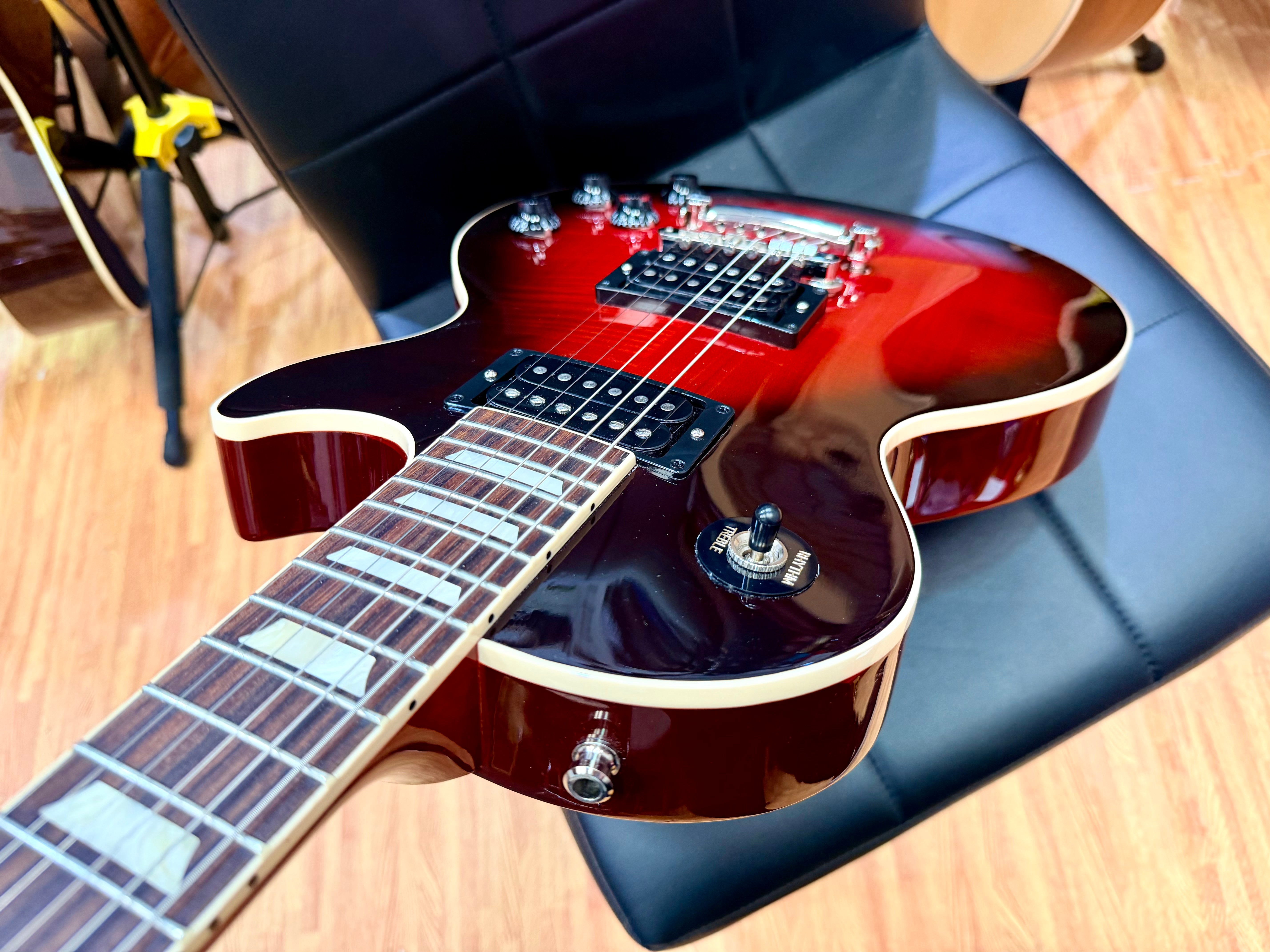 🔥2022🔥 Gibson Les Paul Standard Slash~ Vermillion Burst Limited Edition + Case