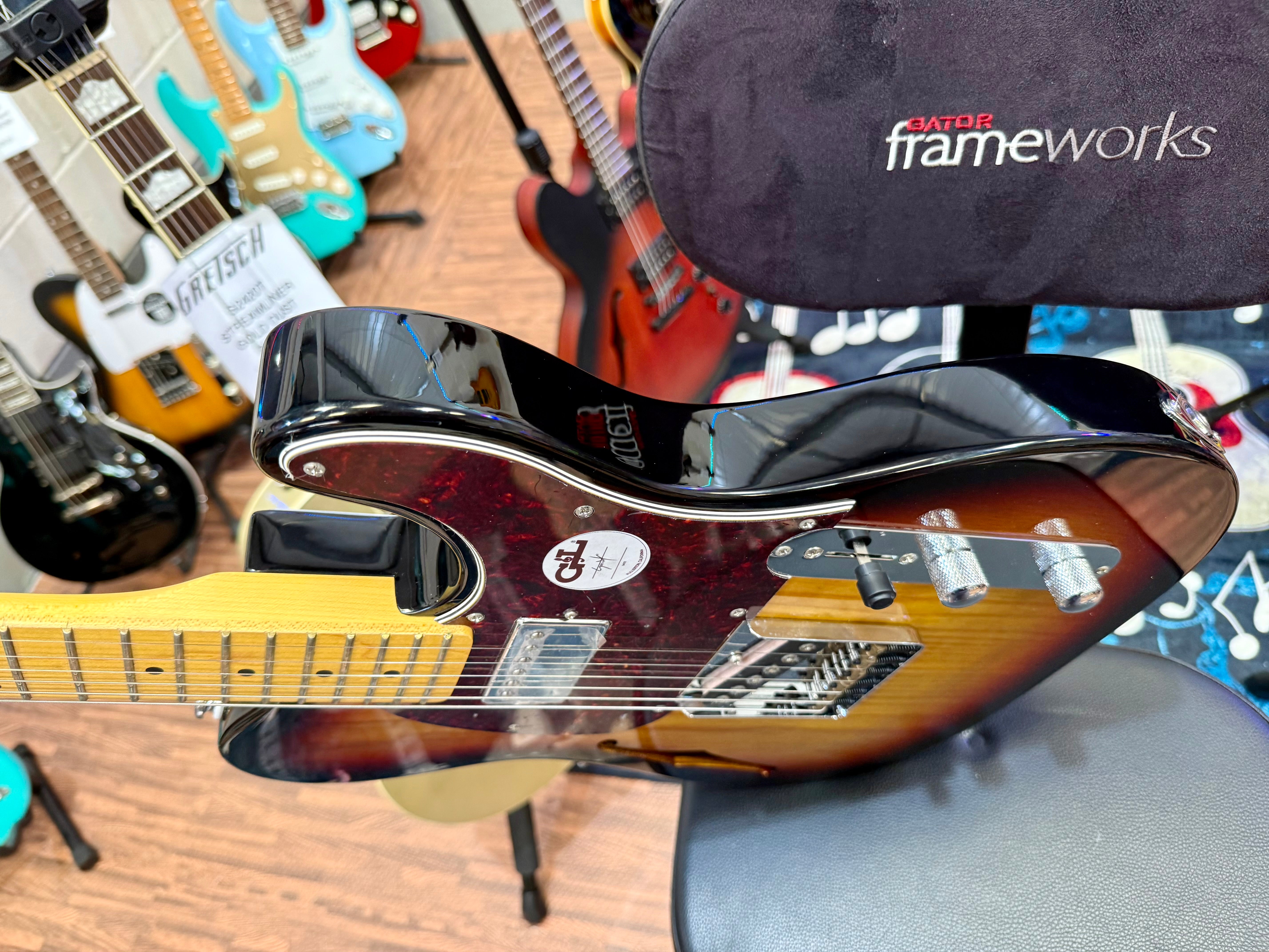 🌟NEW🌟 G&L Tribute ASAT Classic Bluesboy~ Thinline Semi Hollow~ 3 Tone Sunburst