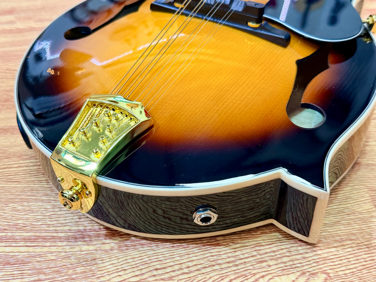 ✨MINT✨ Ozark 2255E F-Style Electro Acoustic Mandolin~ Sunburst + Gig Bag!