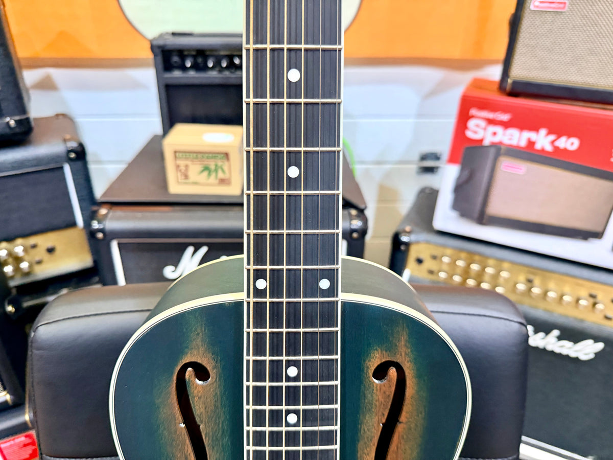 🔥NEW🔥 Ortega Americana Series RRG30E-DD Electro-Acoustic Resonator~ Denim!