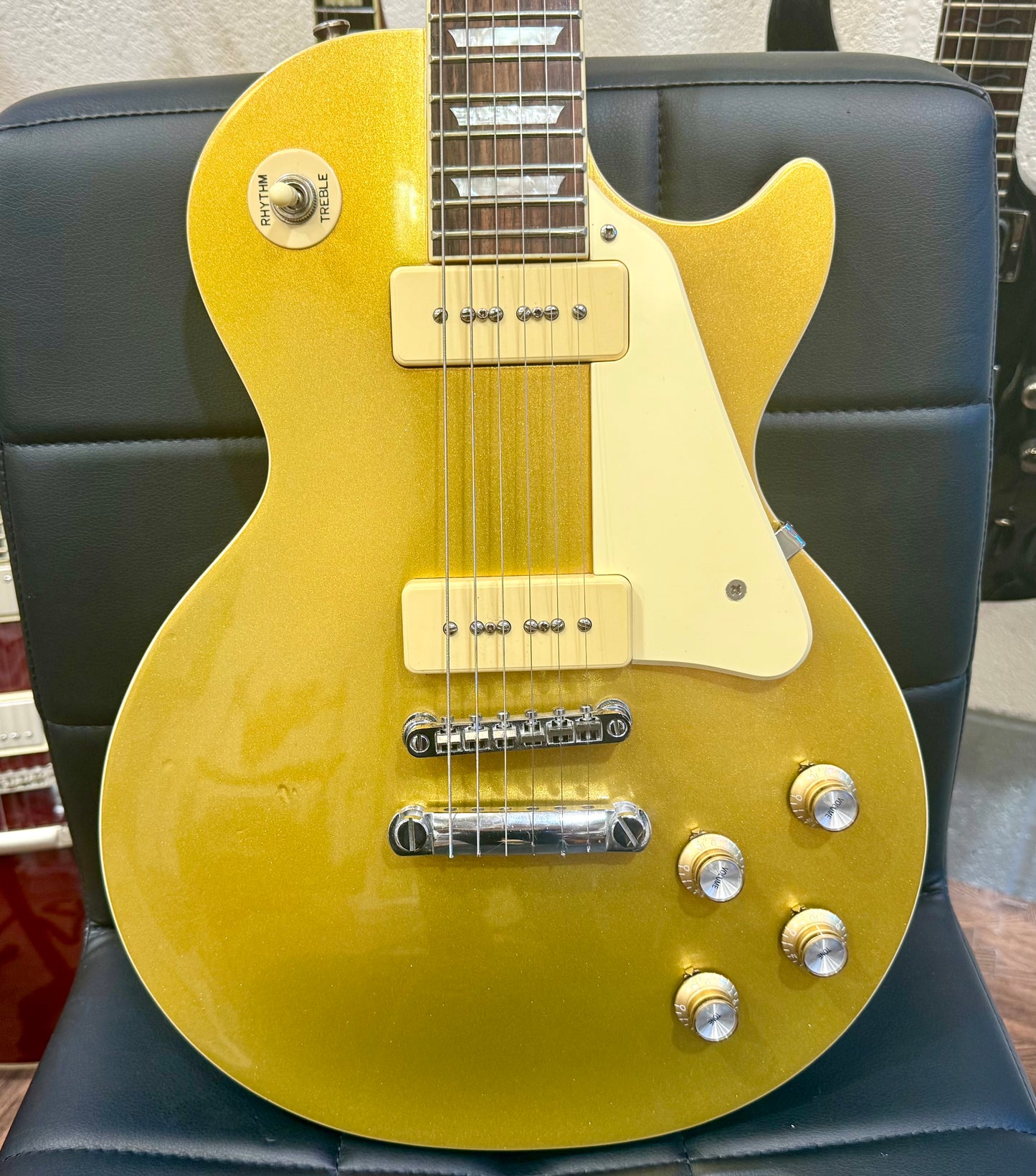 π2006π Epiphone '56 Les Paul Gold Top~ P-90 Pickups~ Electric Guitar~ Lovely!
