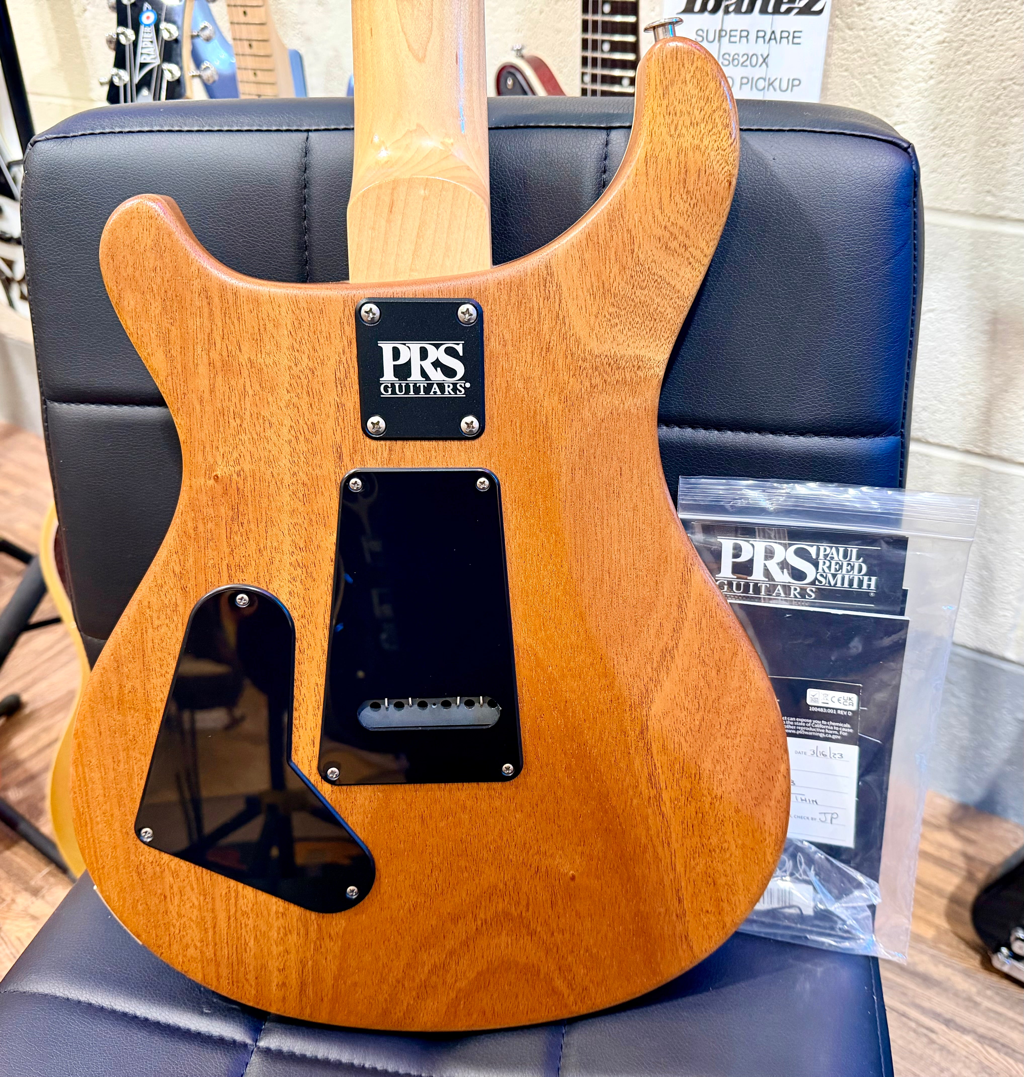 🔥RARE 2023🔥 PRS CE24 Satin Gold Top Limited Edition~ Natural Back~ USA~ Gig Bag