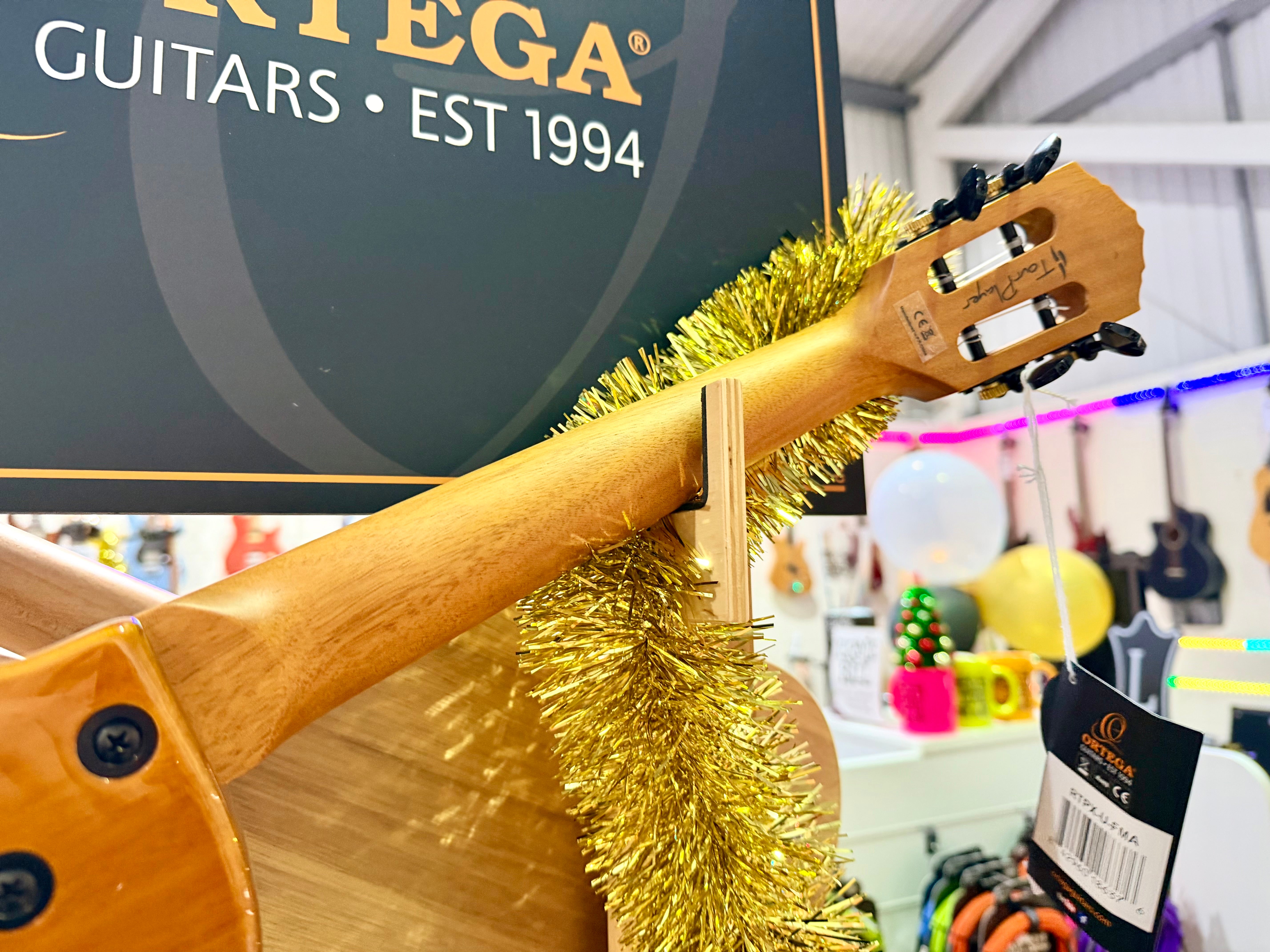 🔥NEW 2025🔥 Ortega Tourplayer Ukelele RTPX-U-FMA~Electric Uke~ Tenor Size + Bag