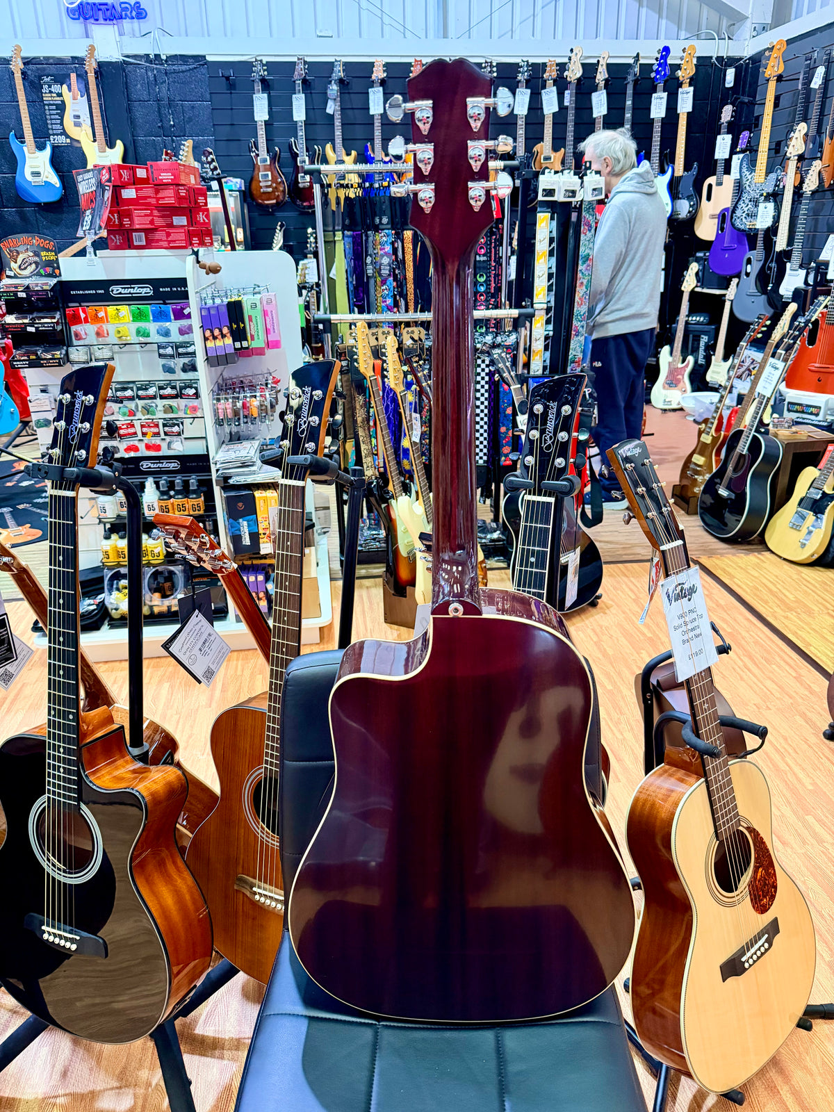 Epiphone Inspired by Gibson J-45 Cutaway Electro-Acoustic~ Hiscox Case~ Sunburst