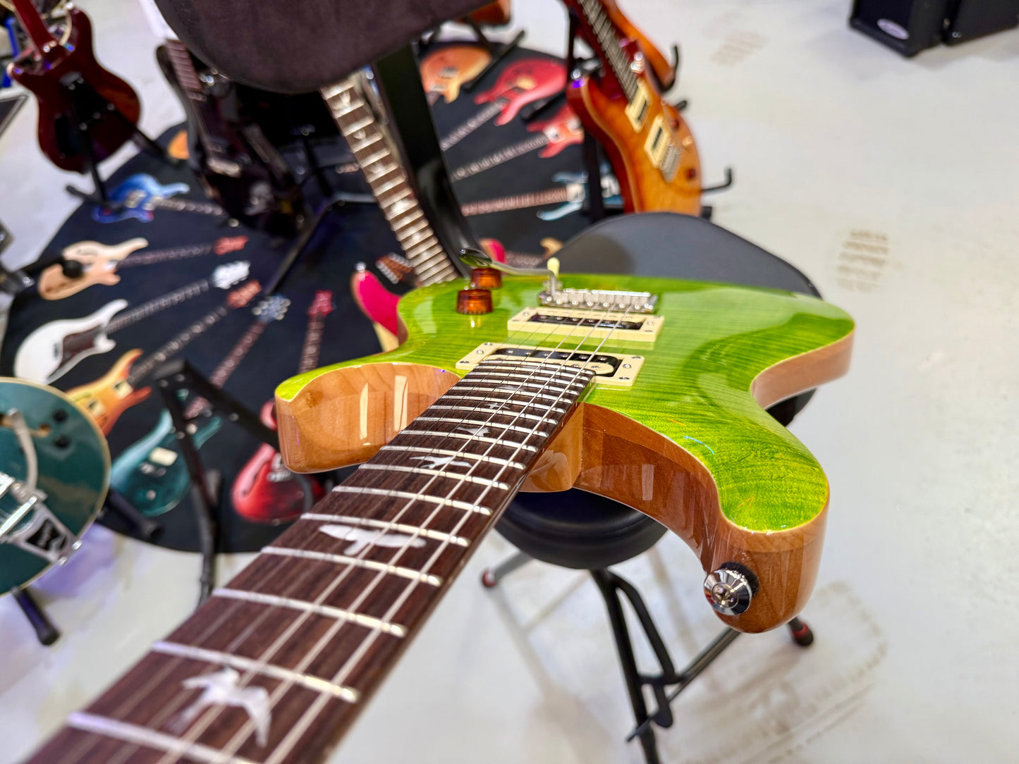 🌟STUNNING🌟 PRS SE Custom 24-08~ Eriza Verde~ With Gig Bag~ Coil Split~ WOW!
