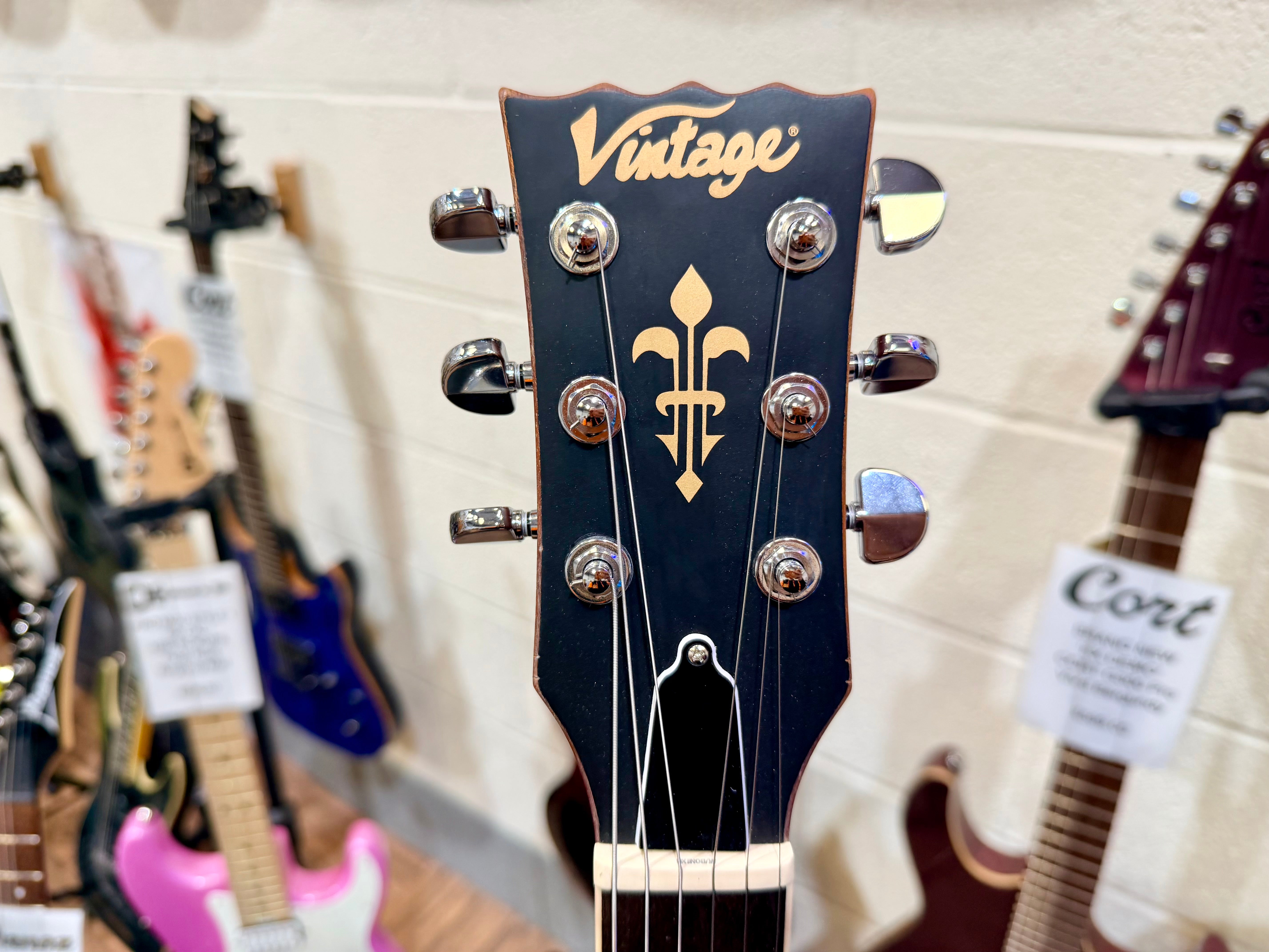 🔥UPGRADED🔥 Vintage V100 Icon Distressed Gold Top~ SETH LOVER Pickups + Gotoh!