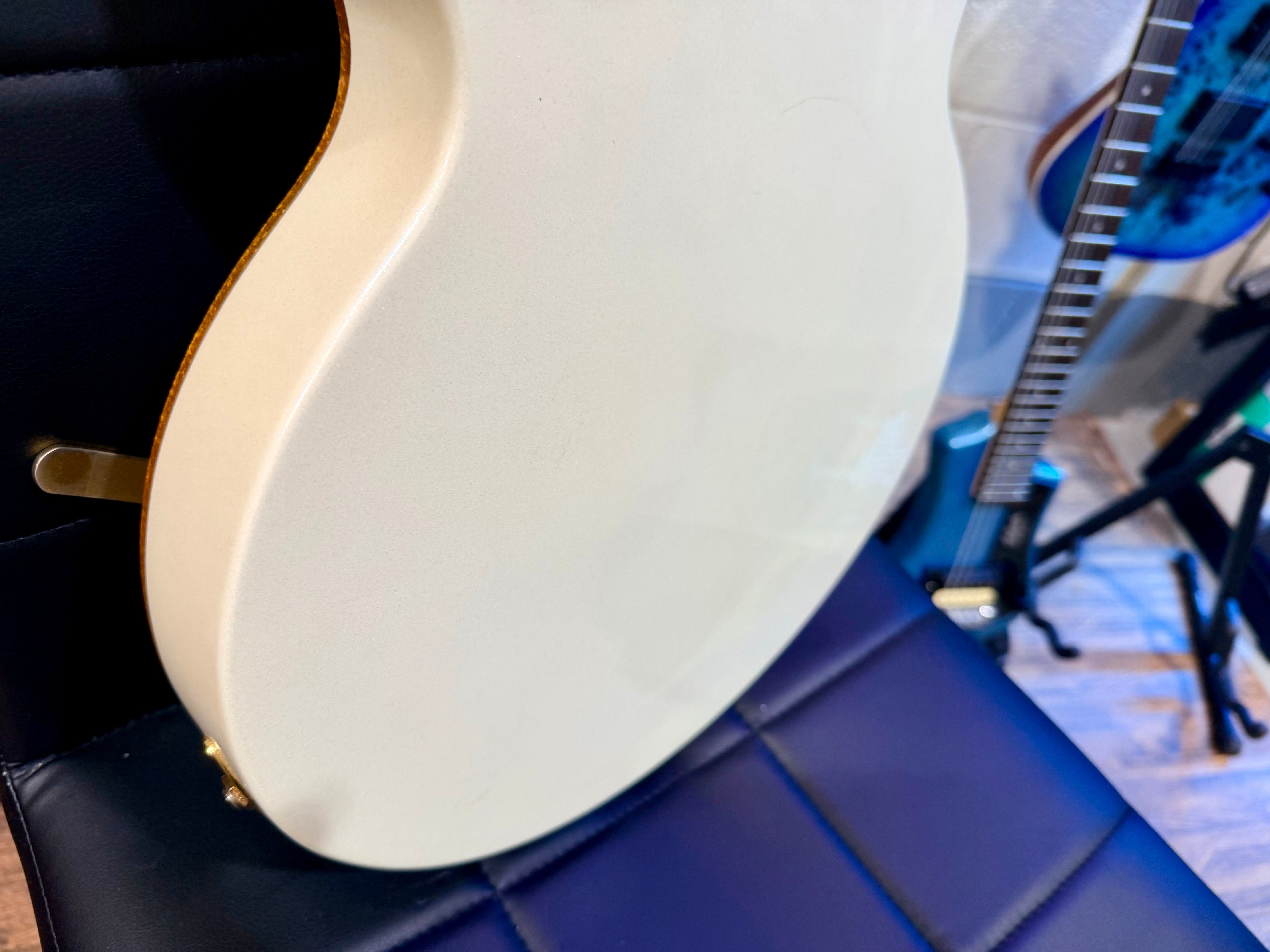 π2015π Epiphone Wildkat Royale~ Custom Shop Ltd Ed~ Pearl White~ Semi-Hollow!