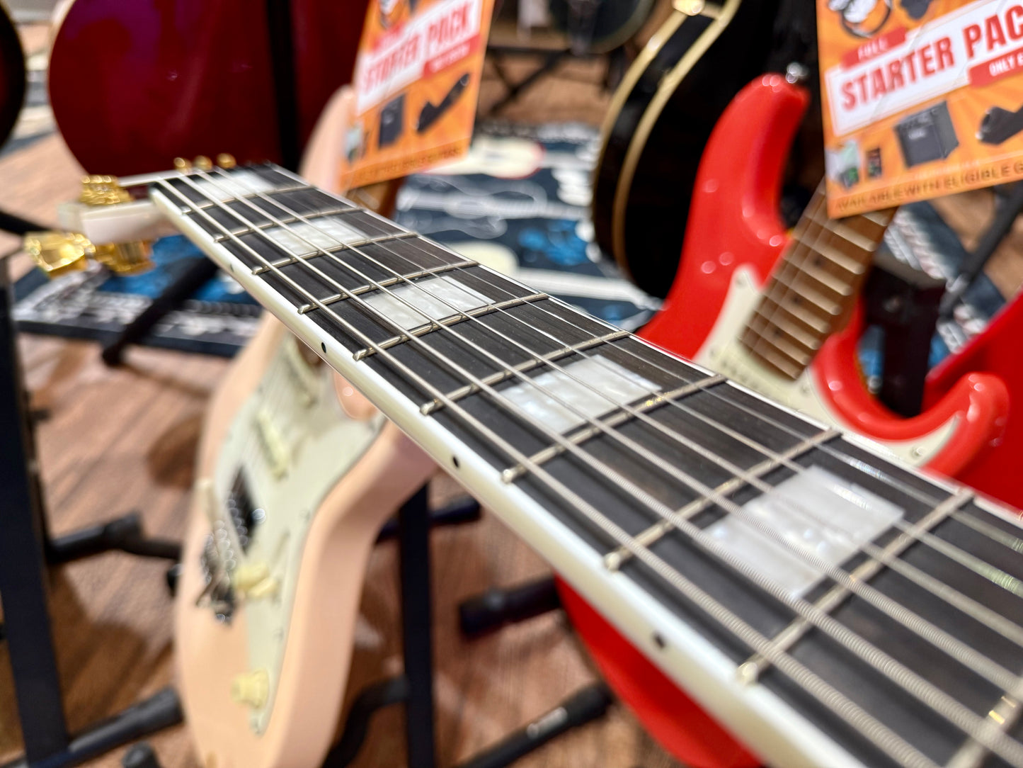 🔥MINT 2024🔥 Epiphone Matt Heafy Origins Les Paul Custom 7-String~ Bone White!