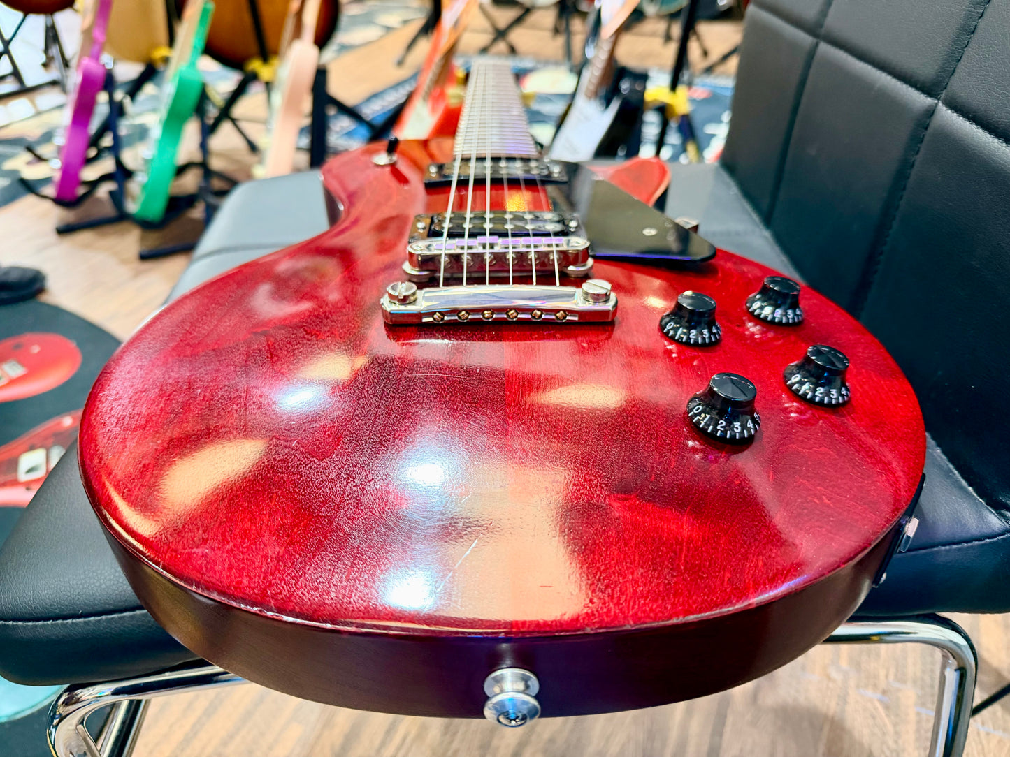 ๐2018๐ Gibson USA Les Paul Studio Faded~ Worn Cherry~ Deluxe Gig Bag & Docs!