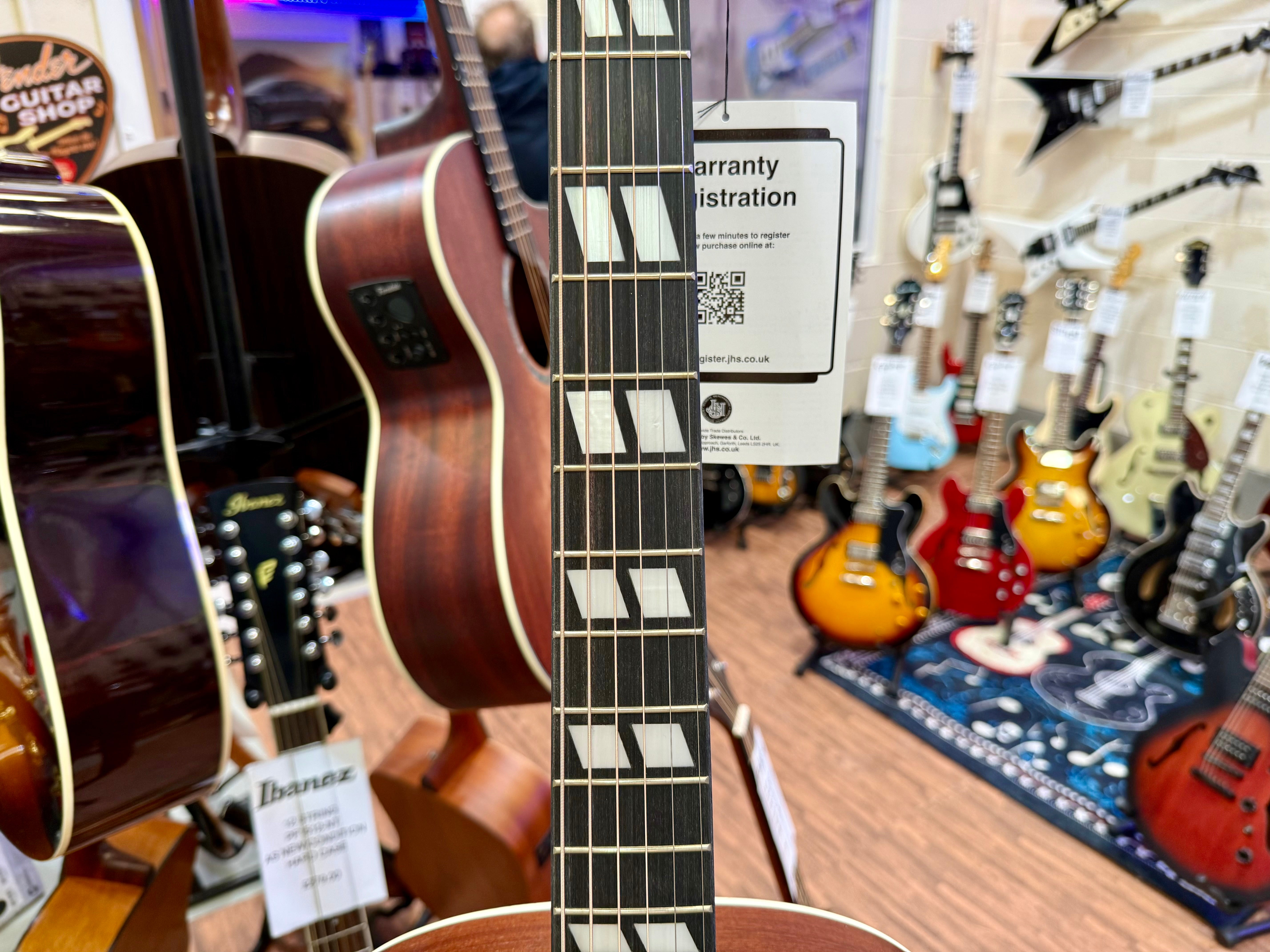 πNEW 2025π Vintage Historic Series Electro Acoustic Orchestral Guitar~ VE160VSB