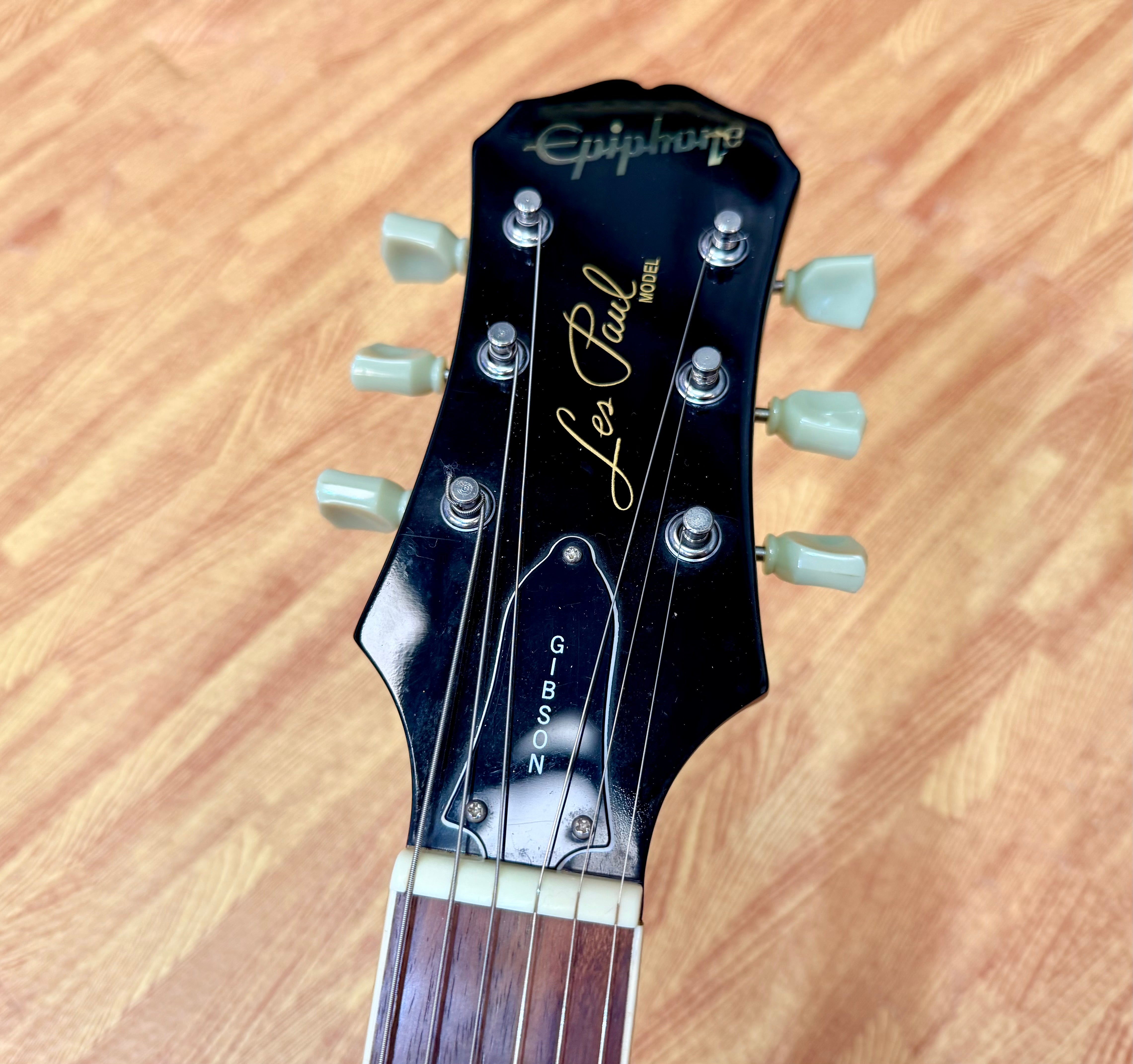 ✨RARE✨ 1997 Epiphone Les Paul~ Limited Edition Blue Sparkle~ Korea Bigsby Trem!
