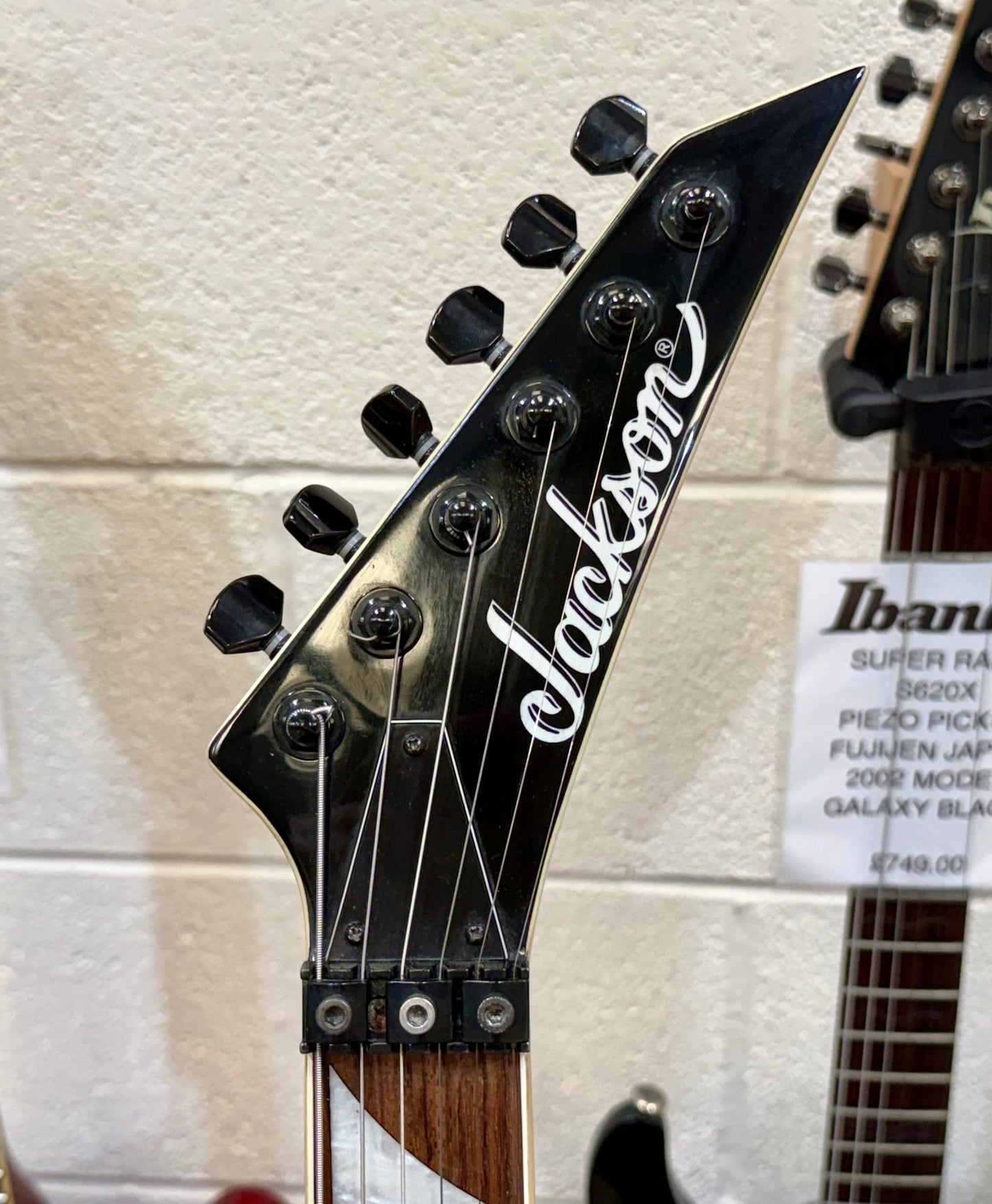 🔥SEYMOUR DUNCAN🔥 Jackson SLX DX Soloist Thru Neck~ Creme ’Vintage’ White!