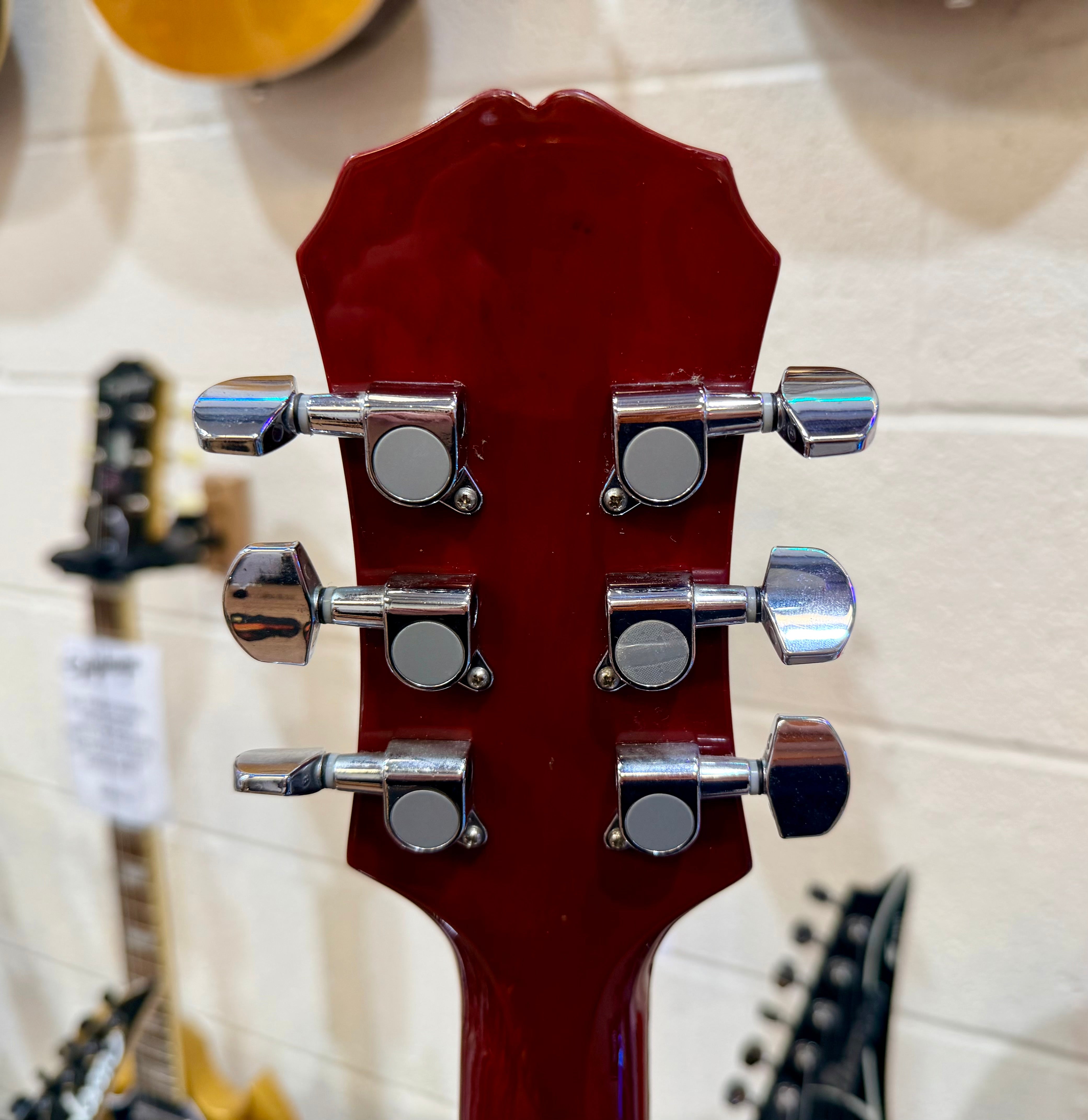 ☀️LEFTY☀️ Epiphone Les Paul LP 100 Left Handed ~ Cherry Sunburst Electric Guitar