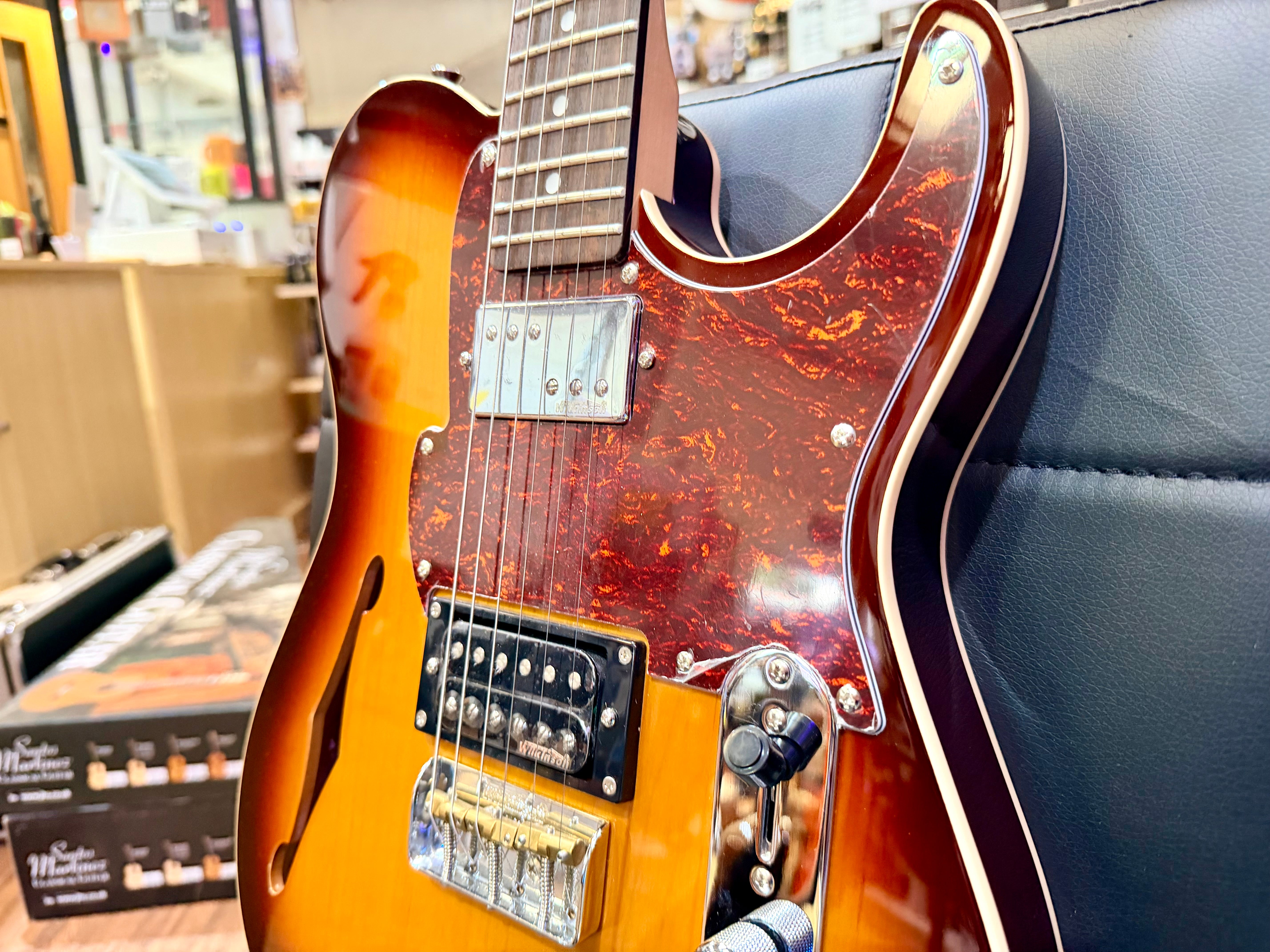 🔥RARE🔥 Vintage Country Squire Thinline Telecaster~ Pre Fret King Black Label!