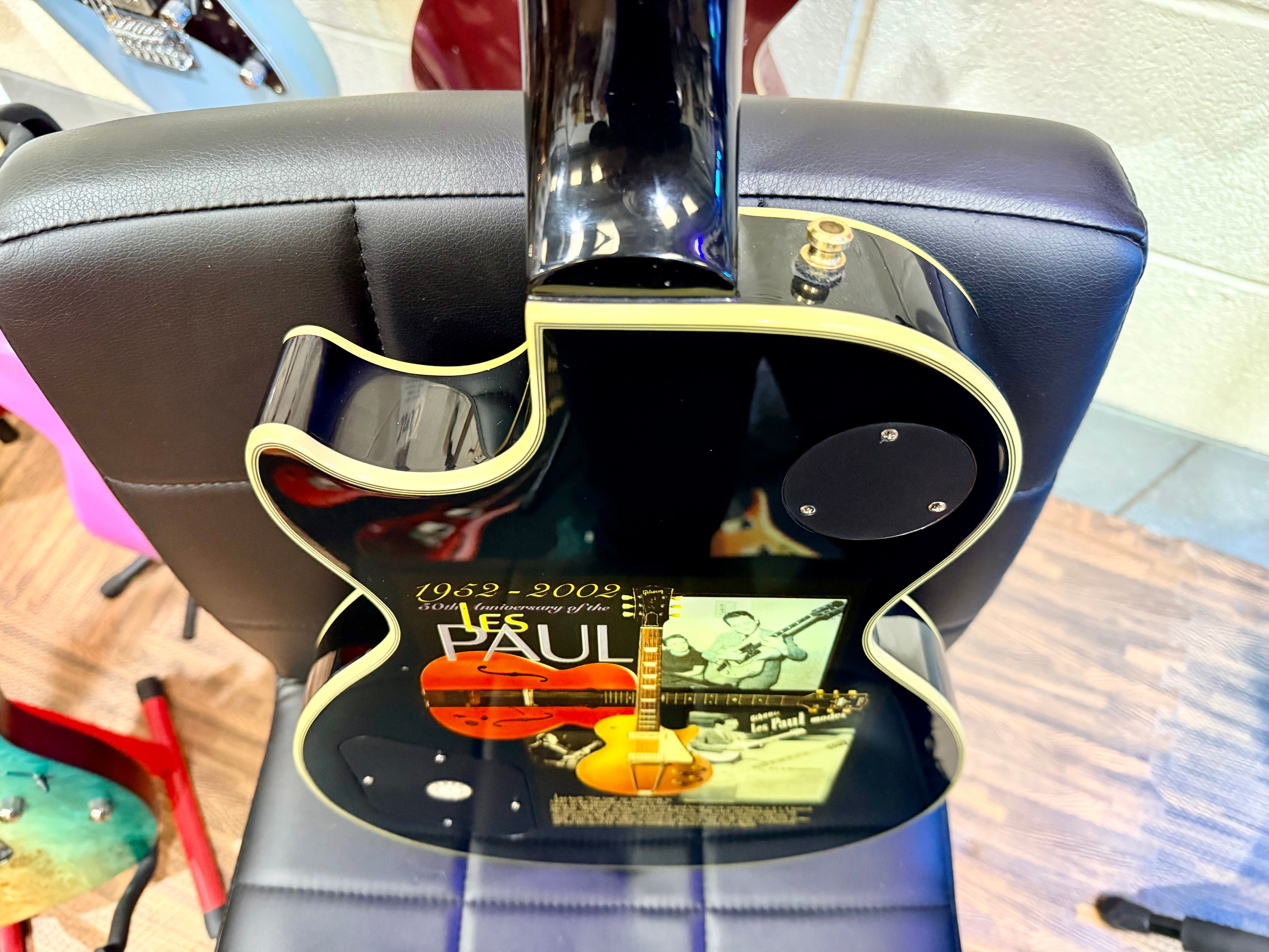 🔥RARE🔥 Epiphone Les Paul Custom 50th Anniversary Ebony/Gold~ 2002 Ltd Edition!